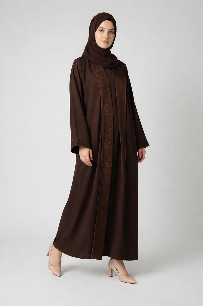 Jacket Embroidered Abaya