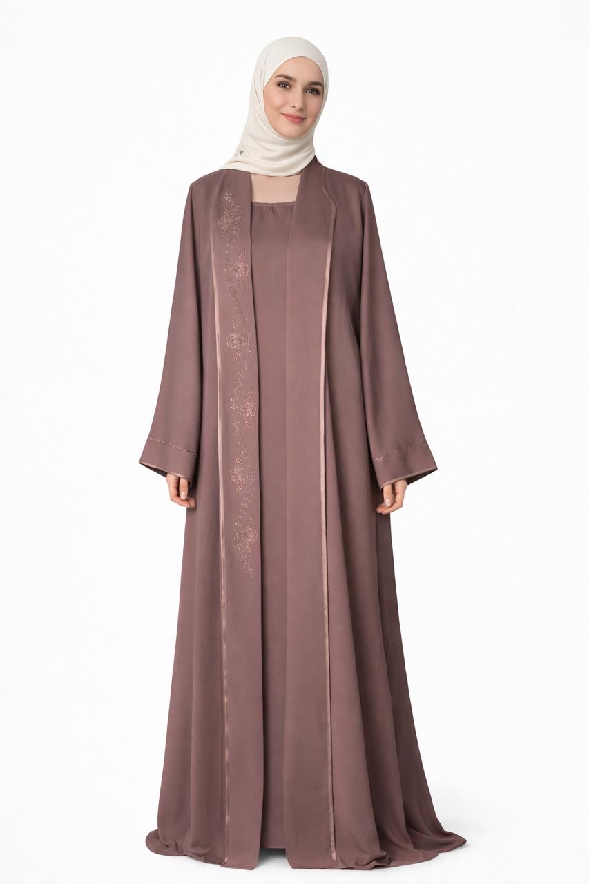 Jacket Embroidered Abaya