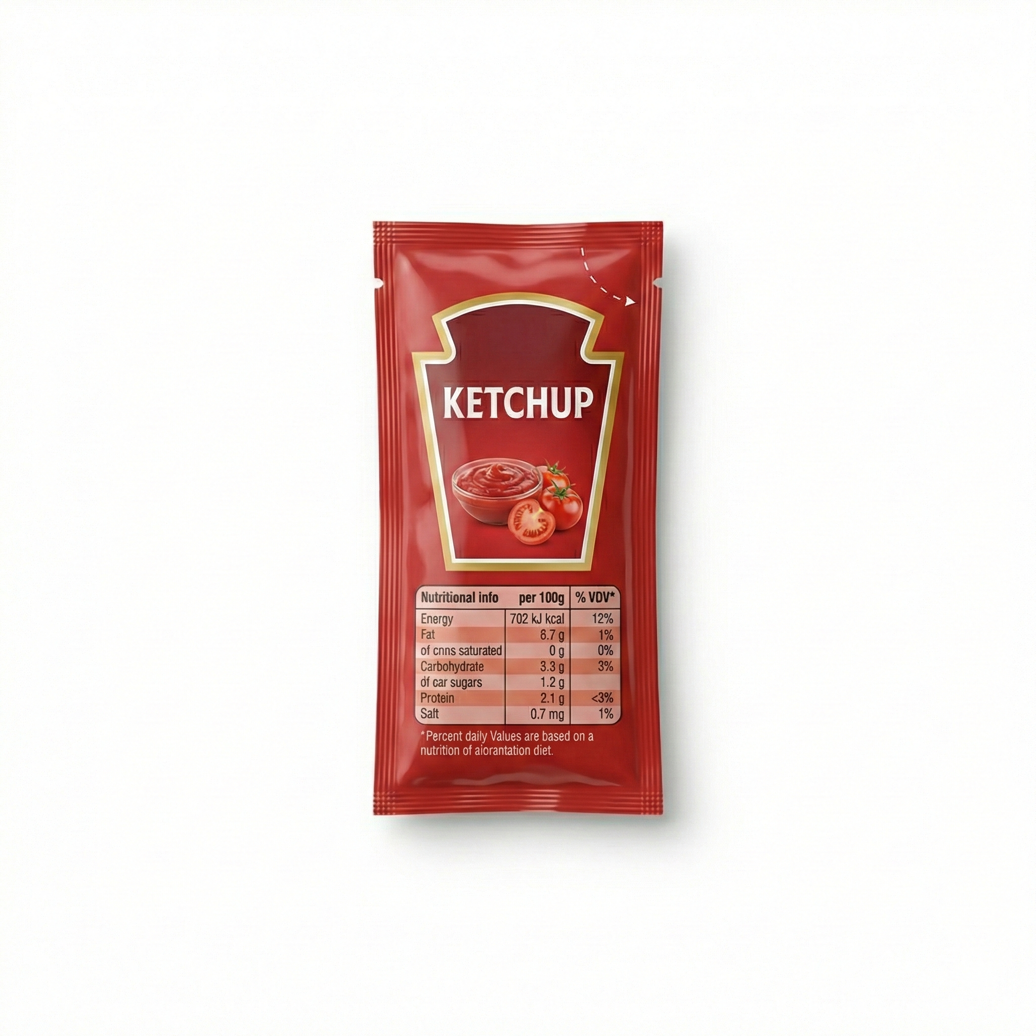 Sobre de ketchup