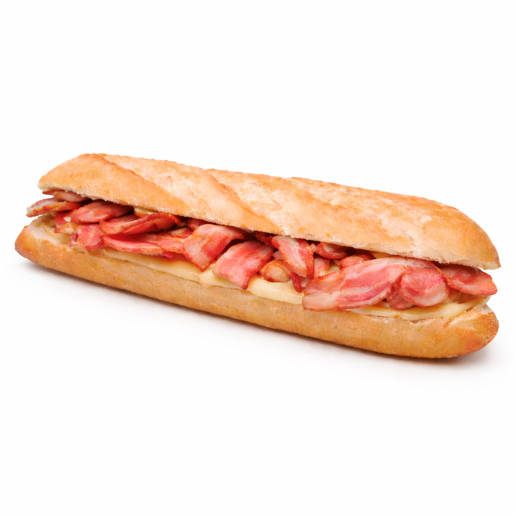 Baguette 1 de bacon