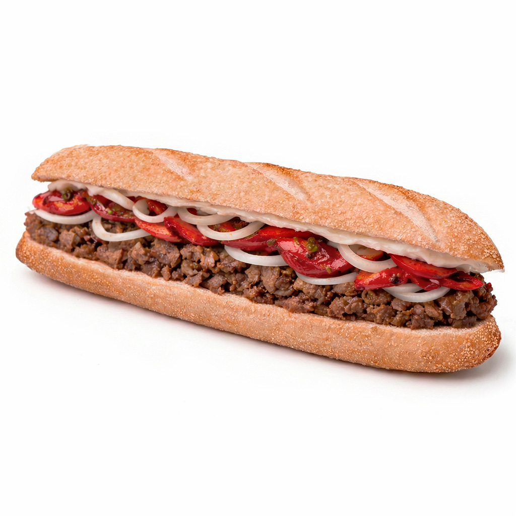 Baguette 29 de carne especiada