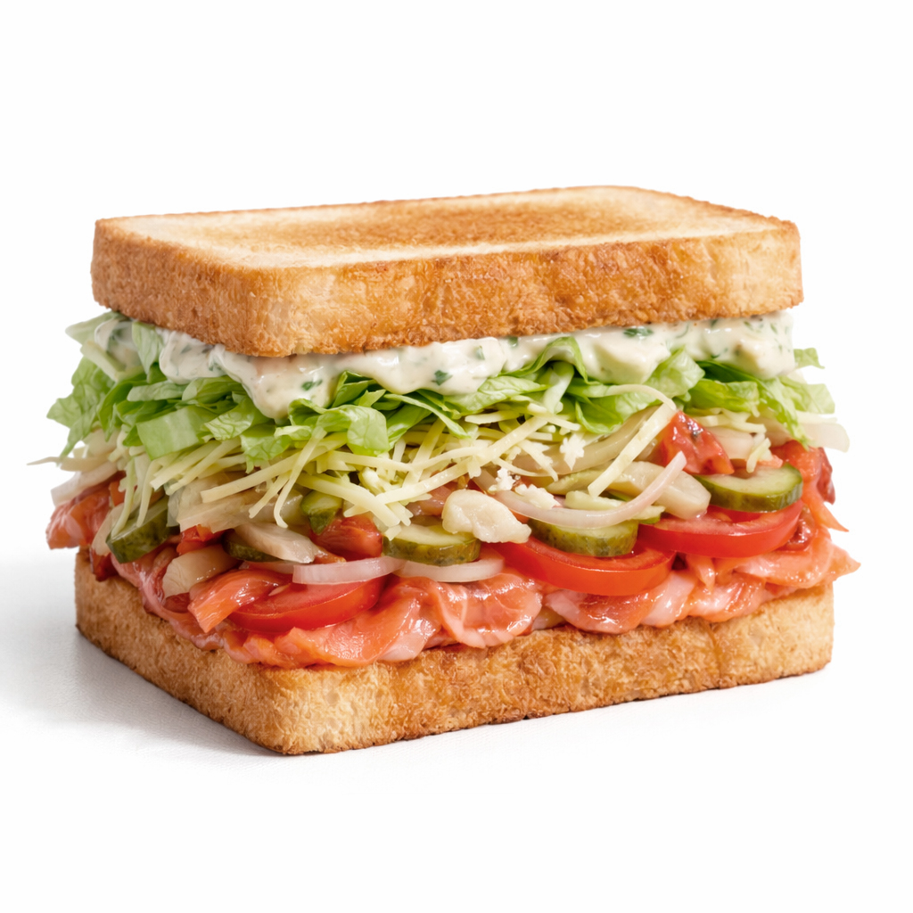 Sandwich gigante Verde