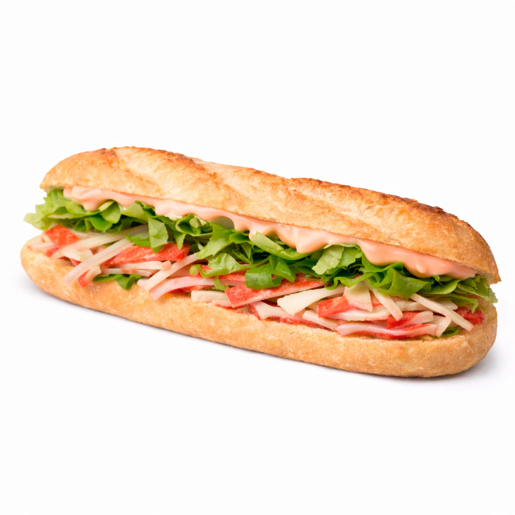 Baguette 13 de cangrejo