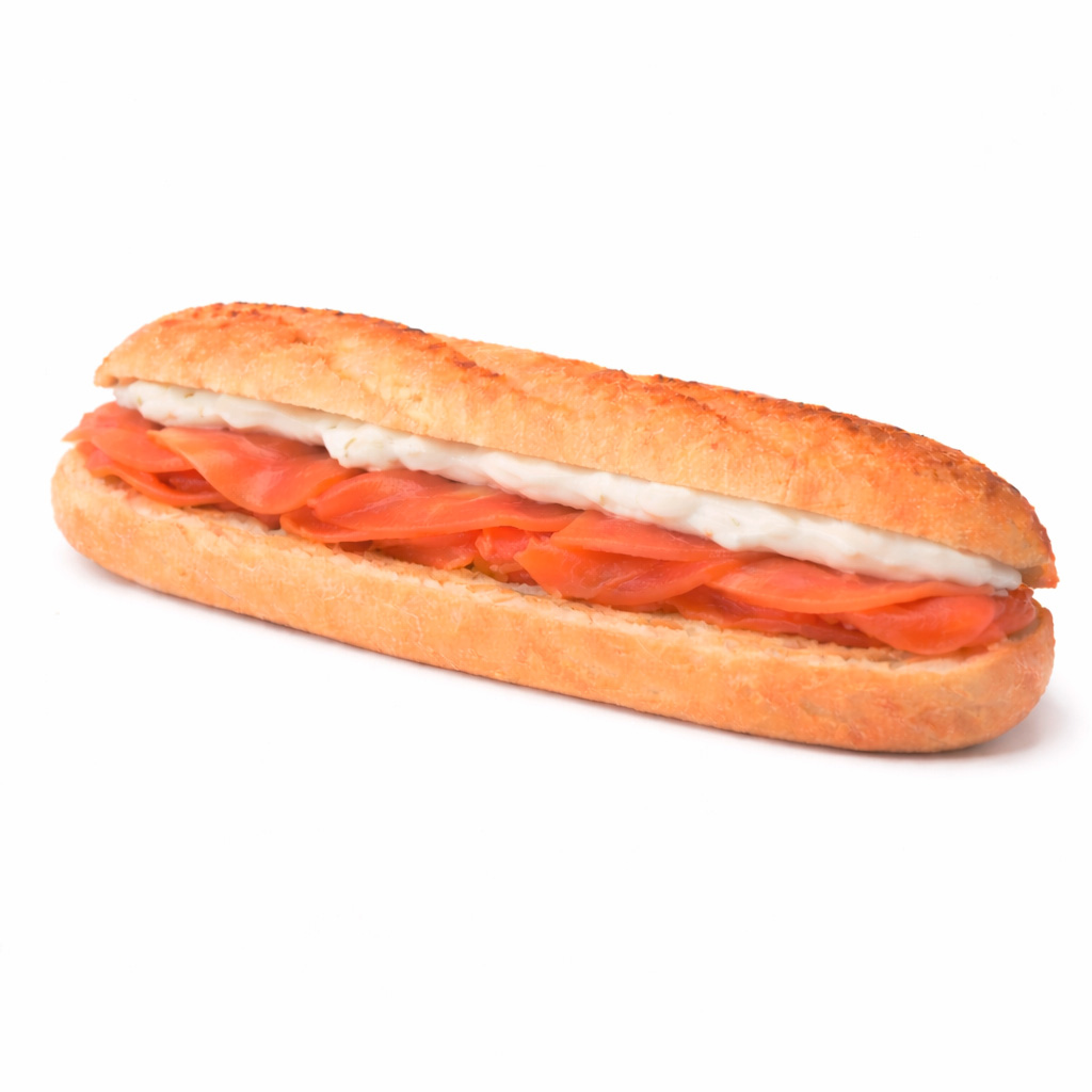 Baguette 16 de salmón