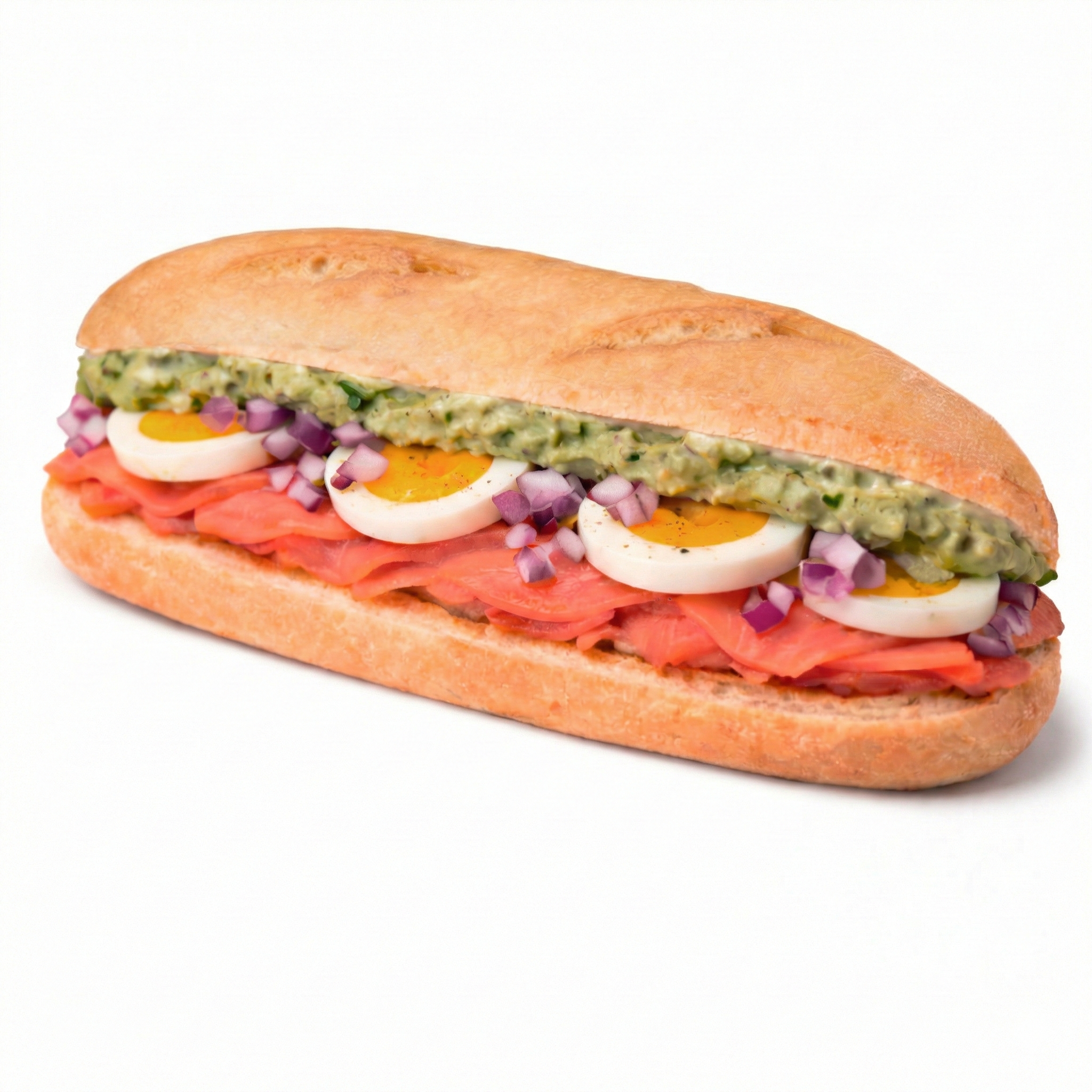 Baguette 017 de salmón para celíacos