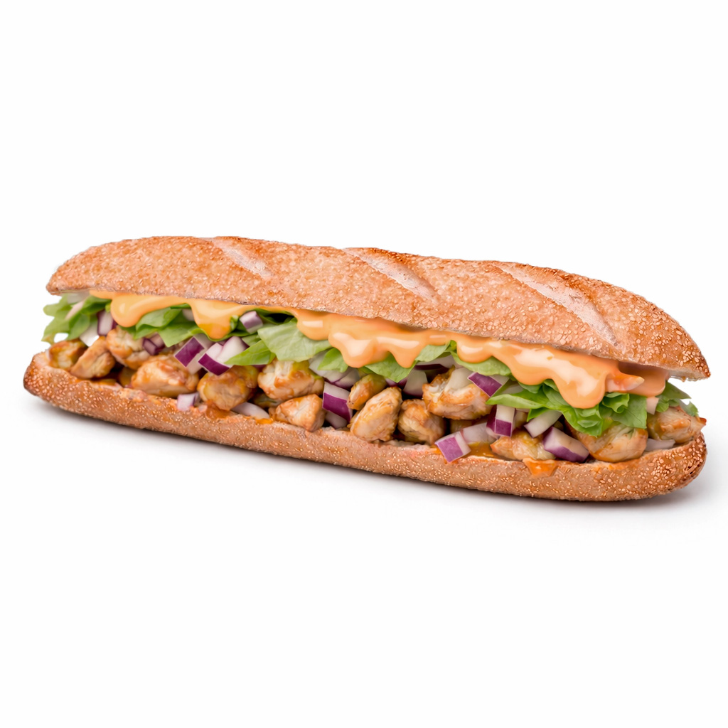 Baguette 08 de pollo