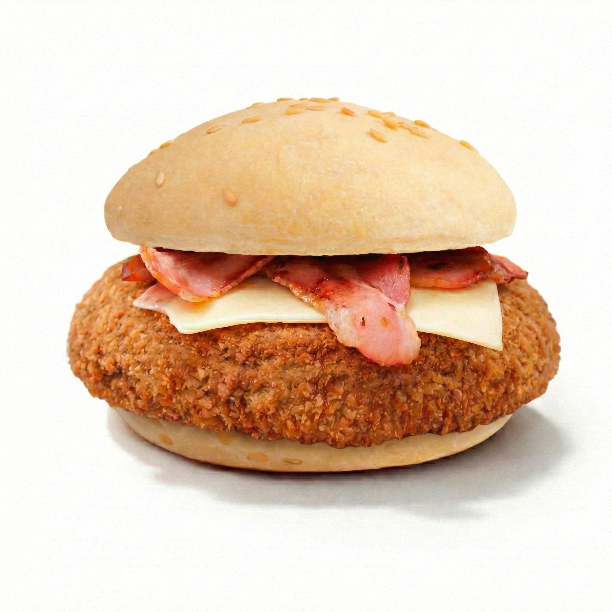 Hamburguesa de pollo Mixta con bacon para celíacos