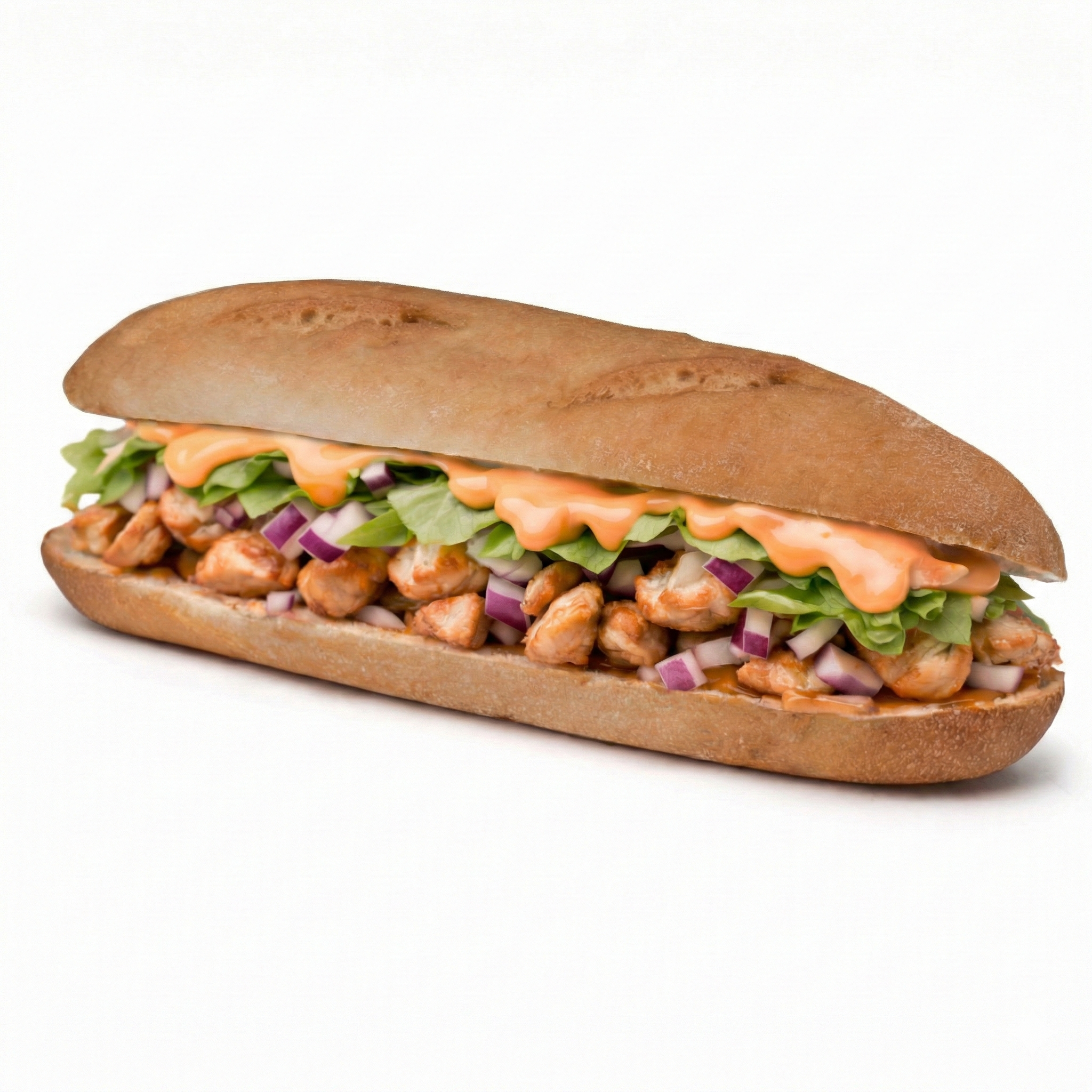 Baguette 08 de pollo para celíacos