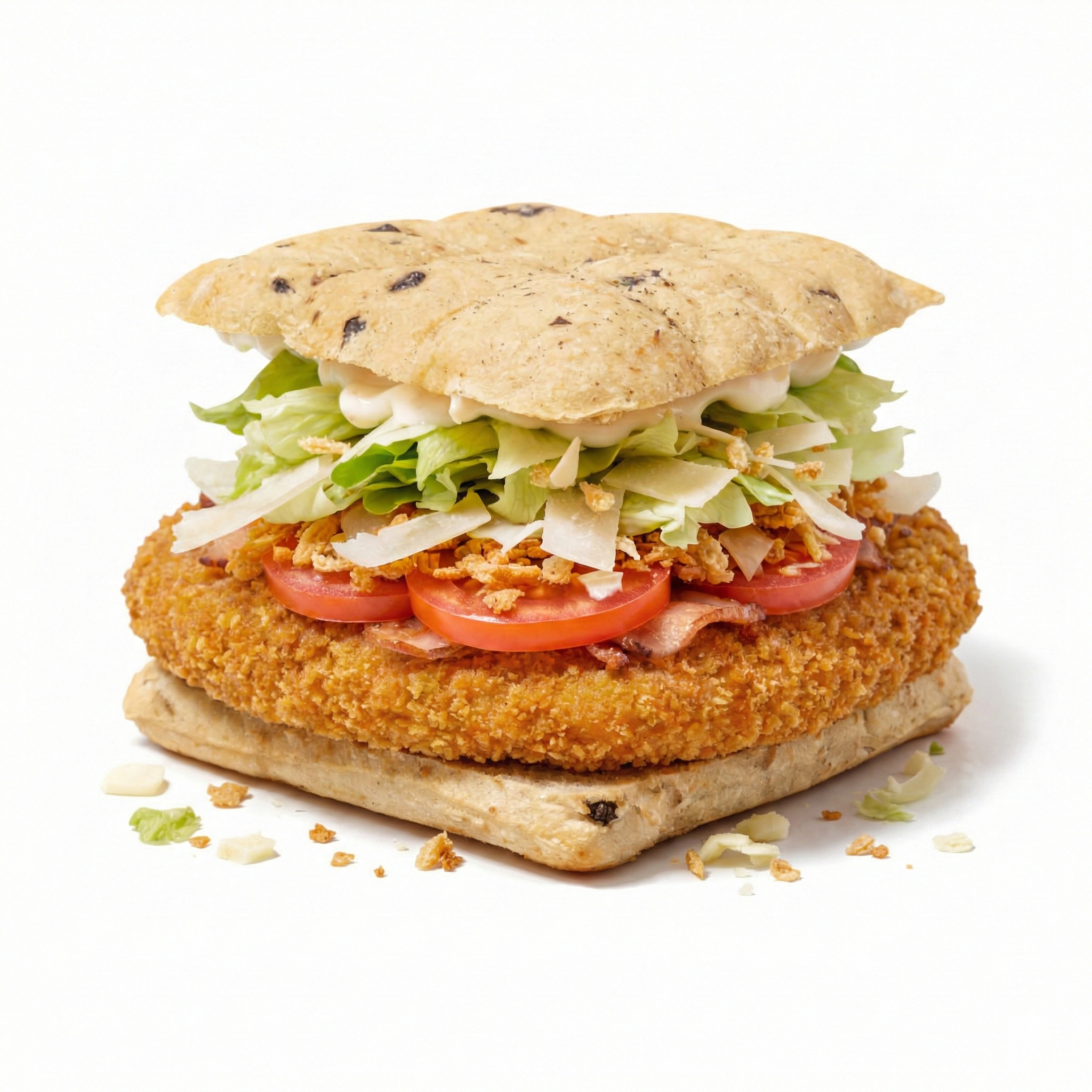 Hamburguesa de pollo Parmesana