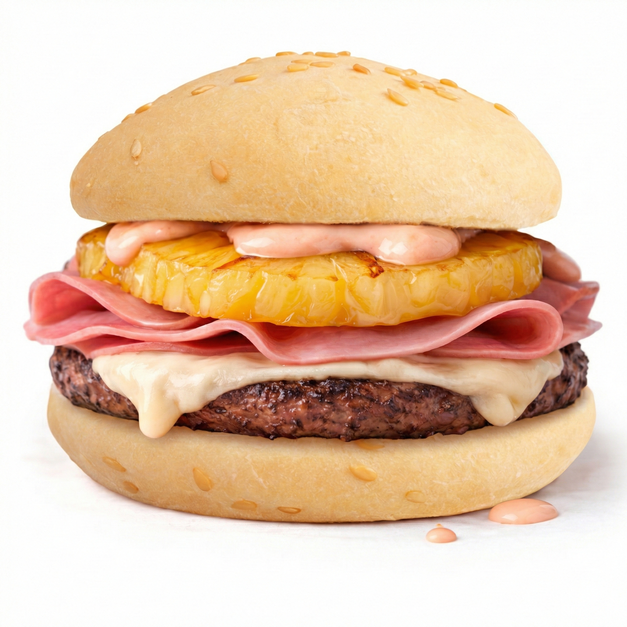Hamburguesa de ternera Hawaiana para celíacos