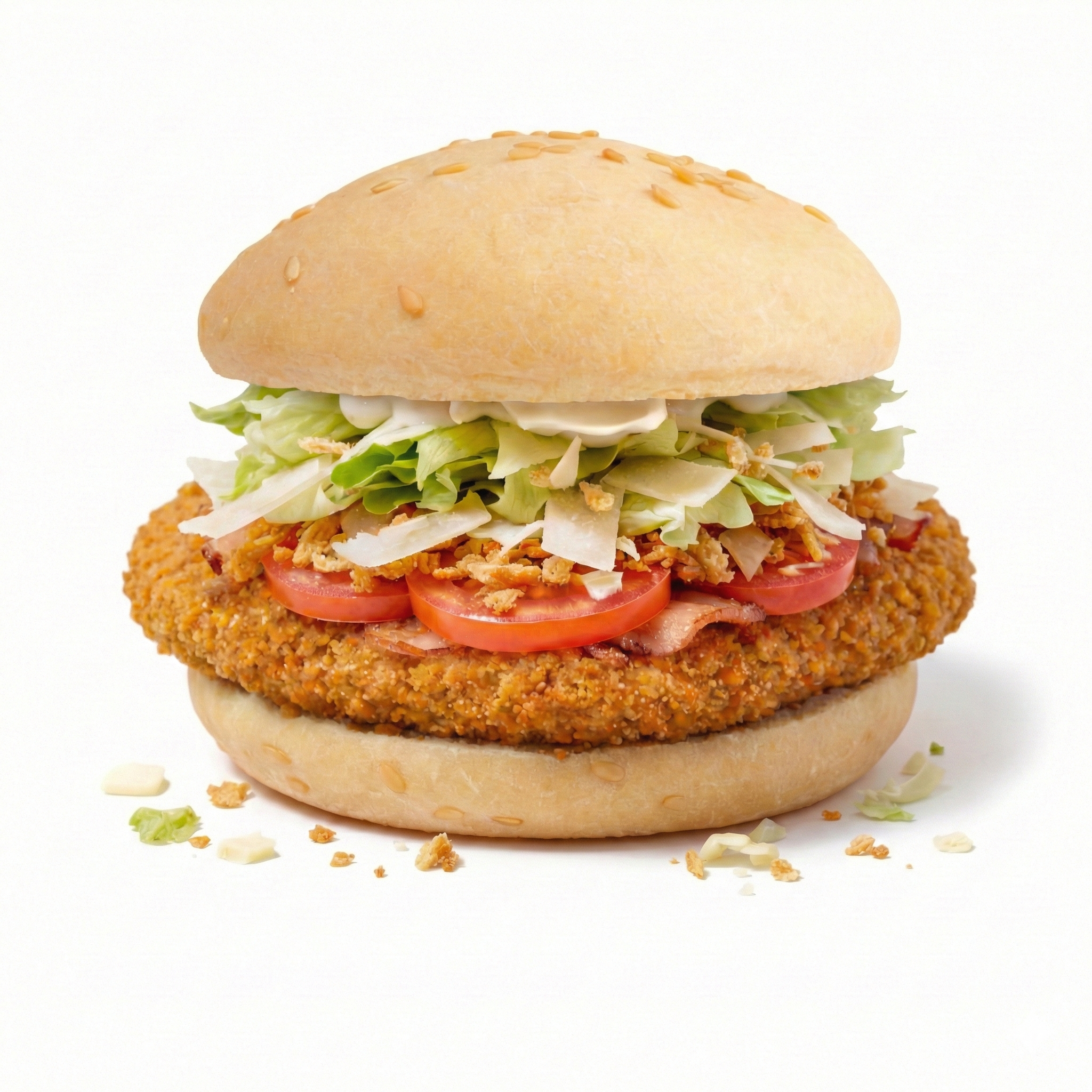 Hamburguesa de pollo Parmesana para celíacos