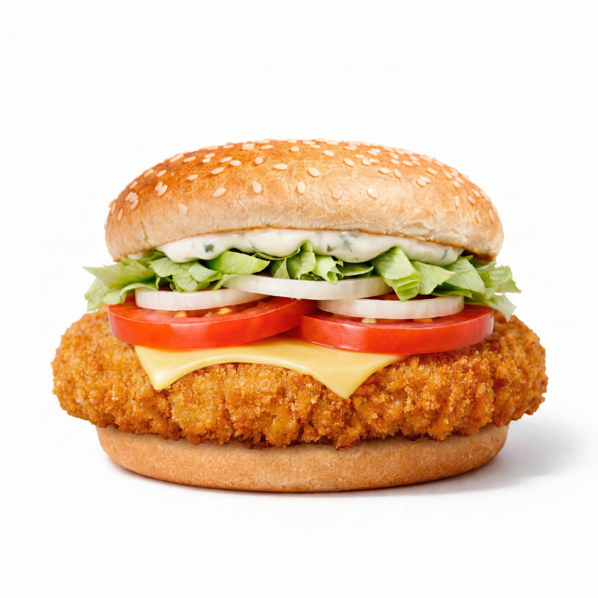 Hamburguesa de pollo Tártara