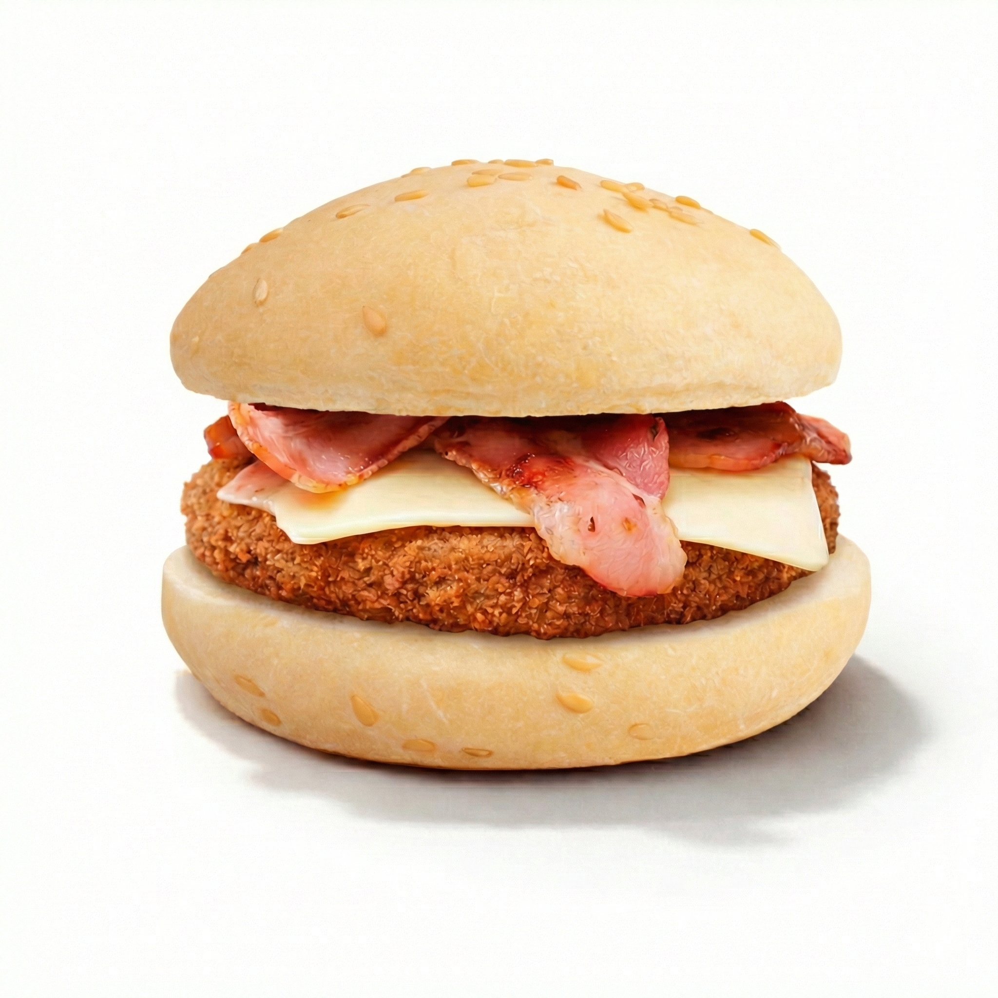 Hamburguesa de pollo Mixta con bacon para celíacos