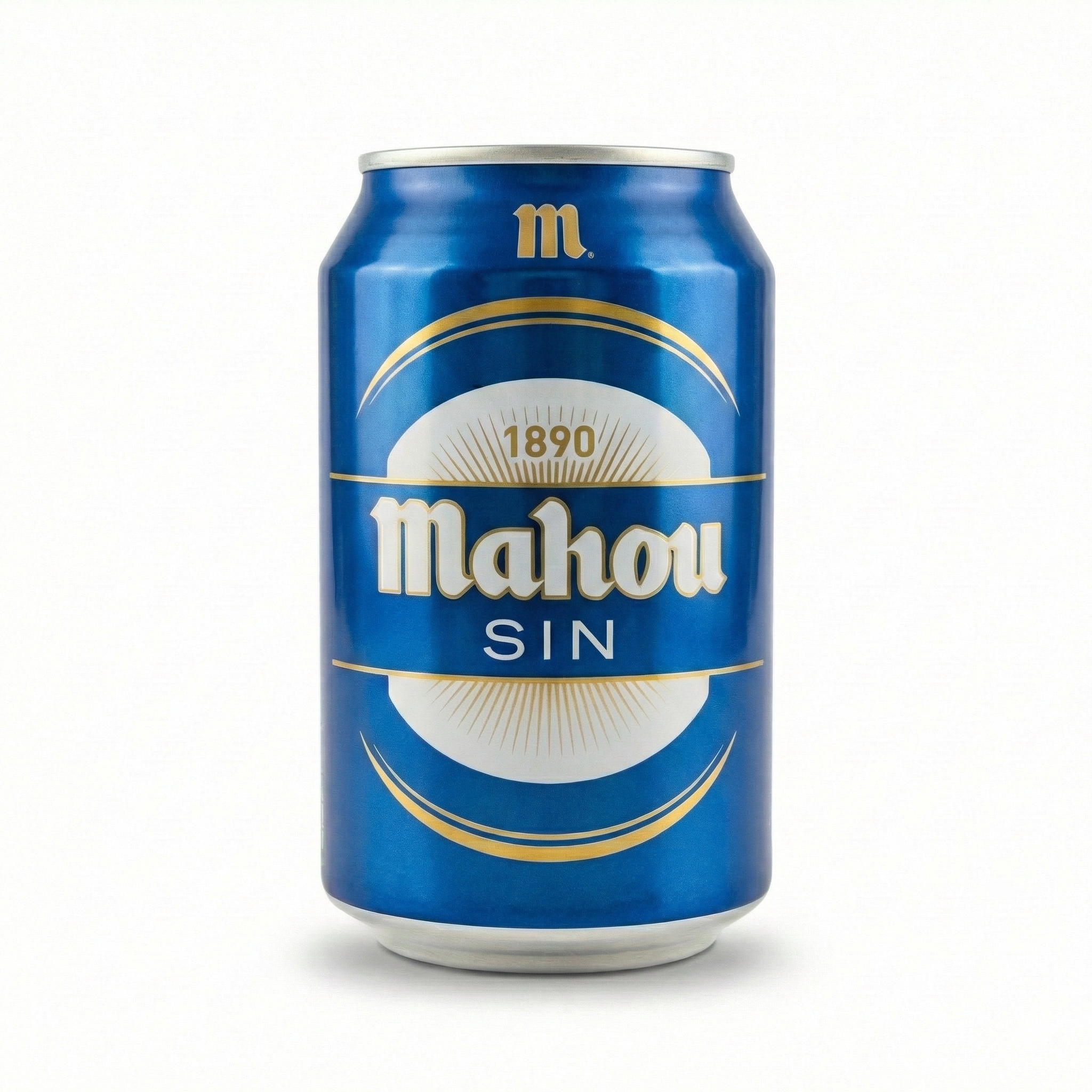 Bote de cerveza Mahou sin alcohol