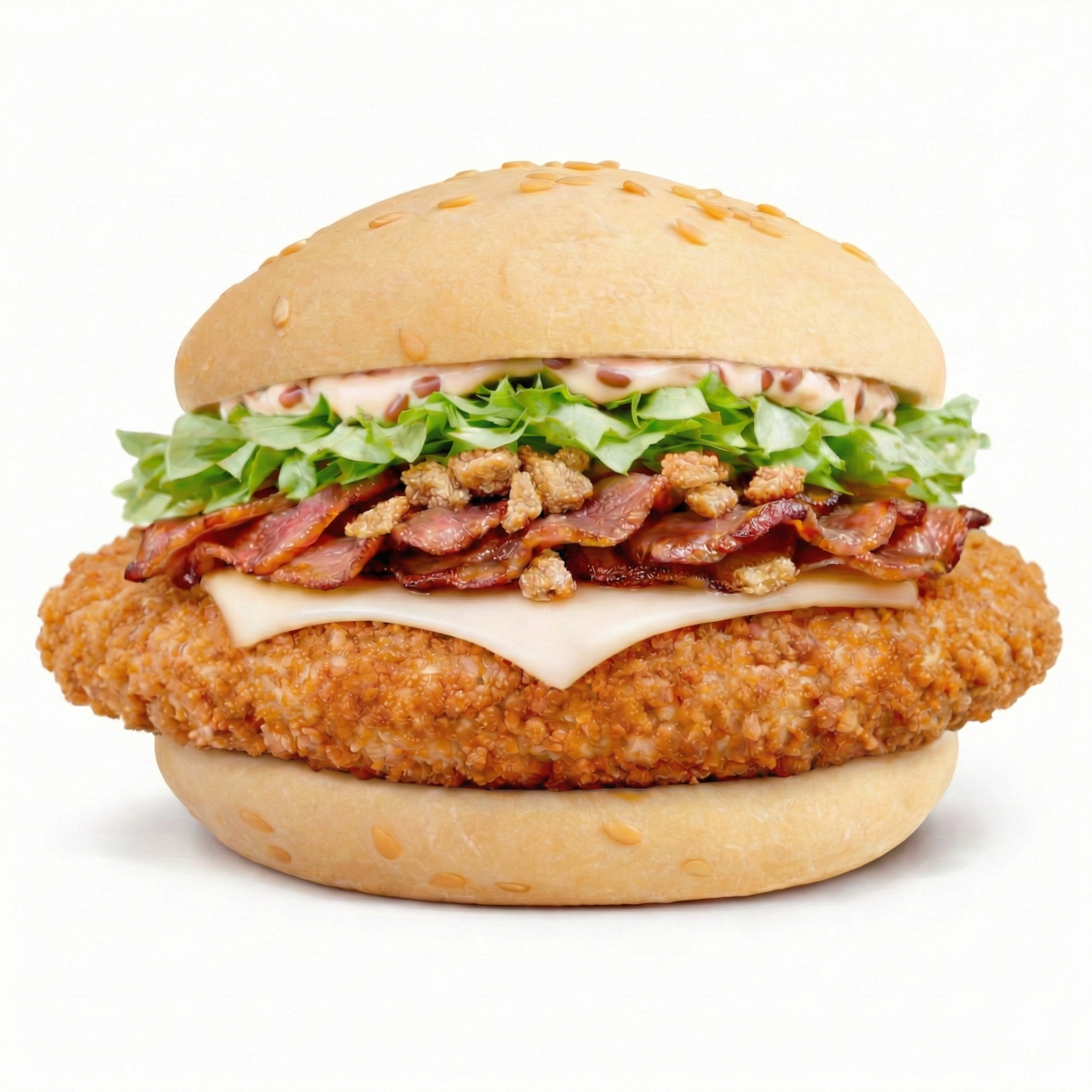 Hamburguesa de pollo Crujiente para celíacos