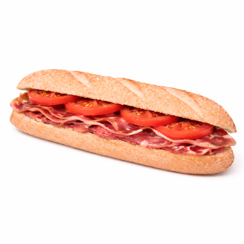 Baguette 19 de jamón