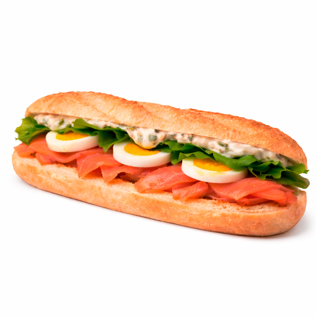 Baguette 015 de salmón