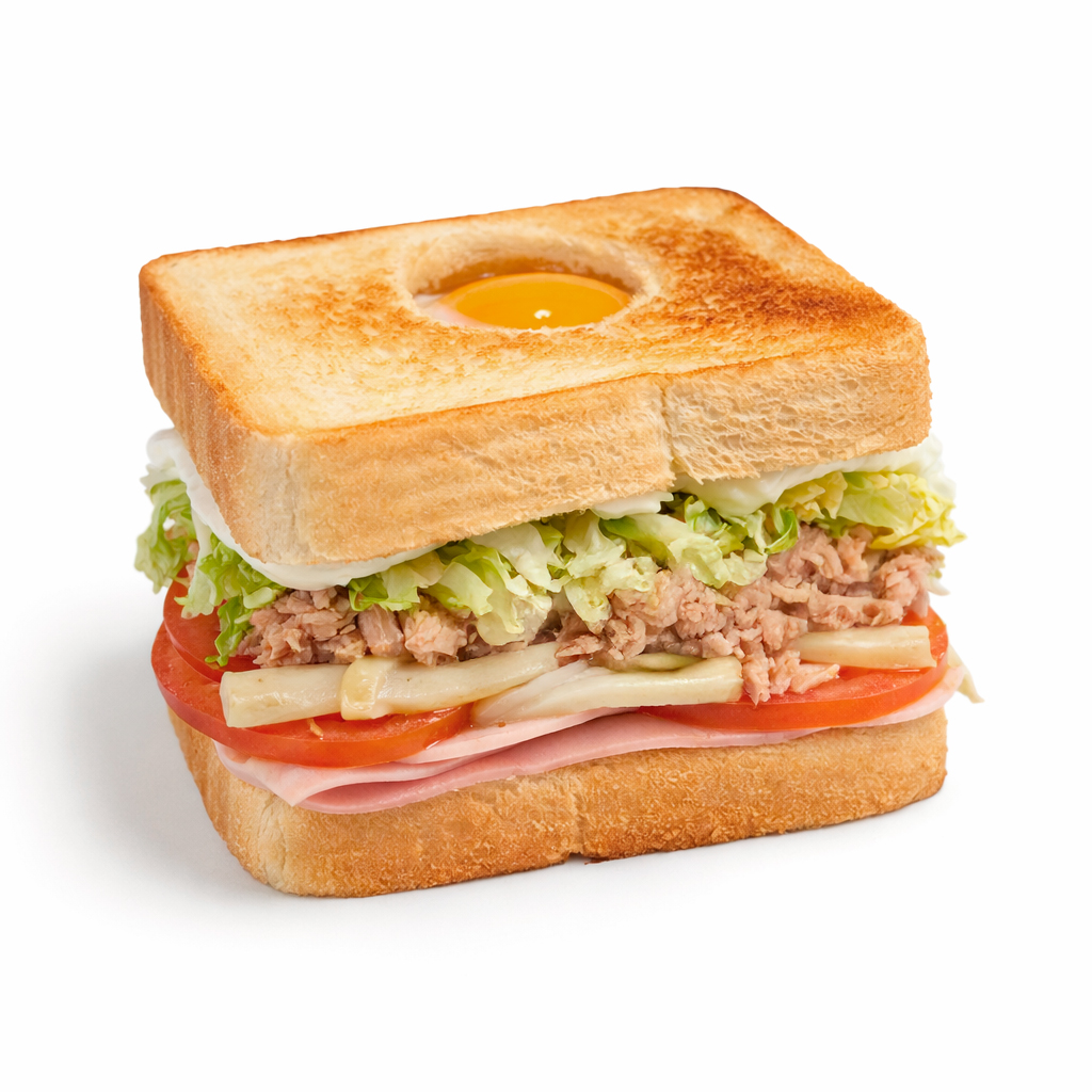 Sandwich gigante Vegetal y Tal