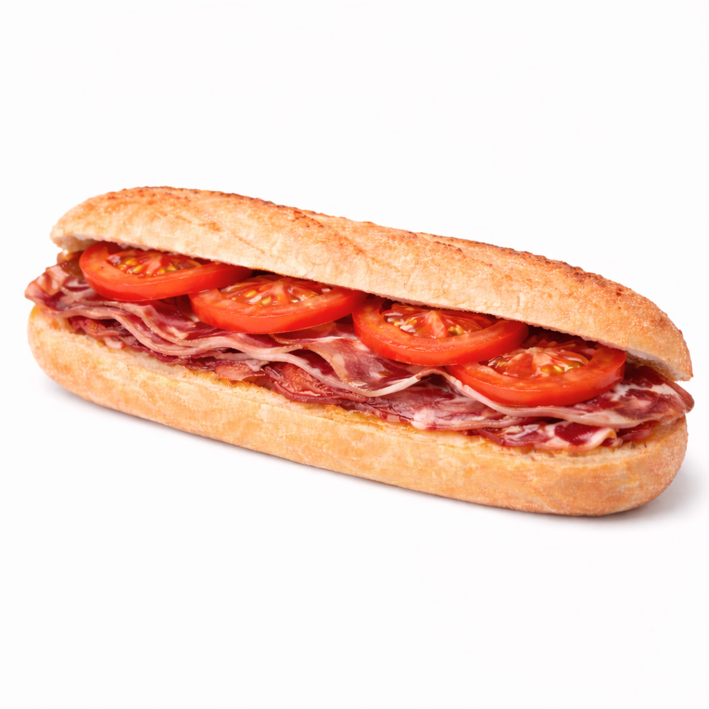 Baguette 19 de jamón