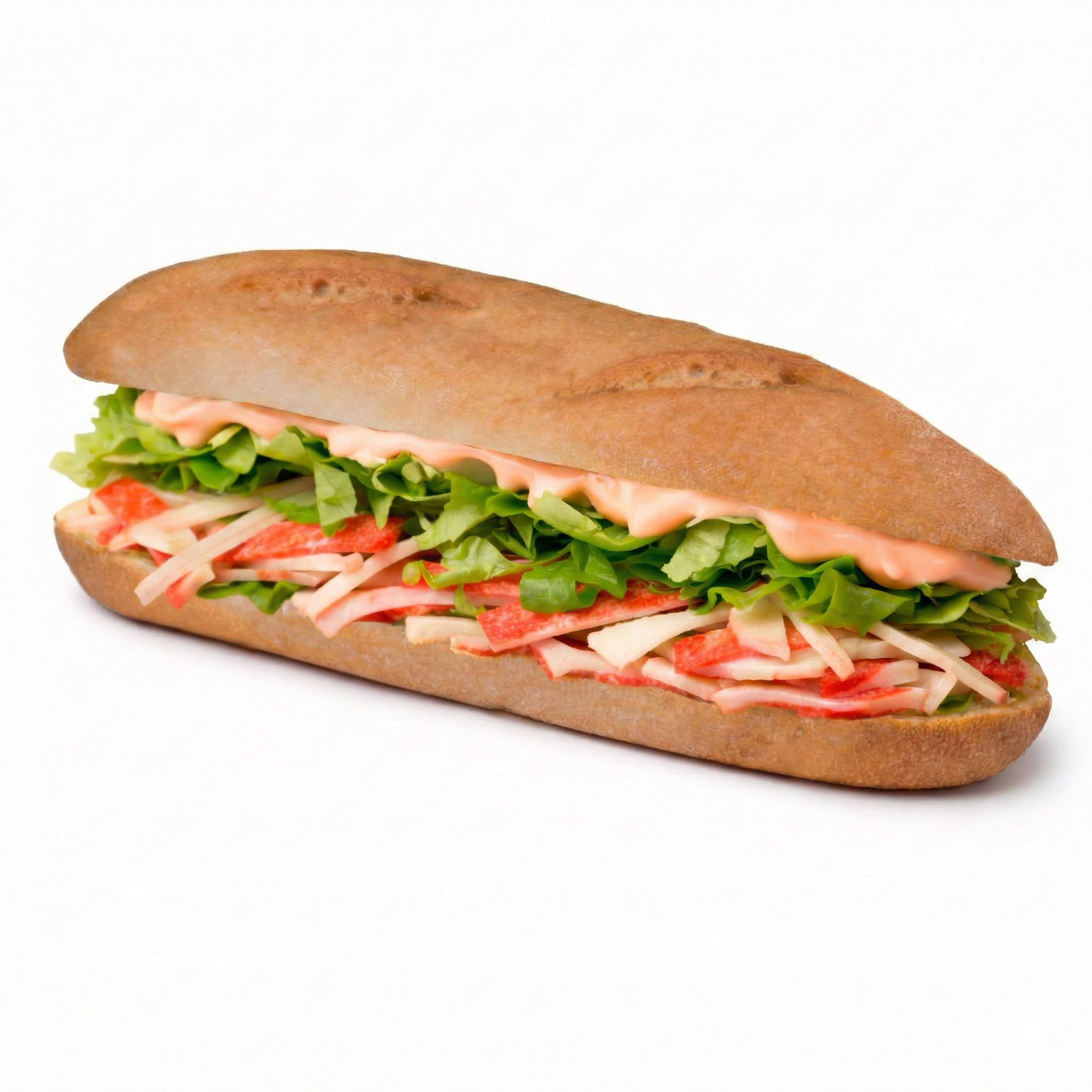 Baguette 13 de cangrejo para celíacos