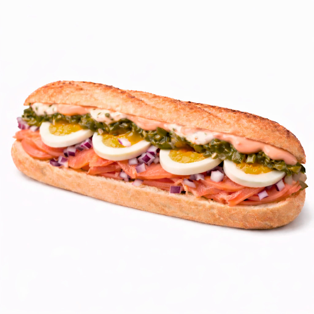 Baguette 016 de salmón