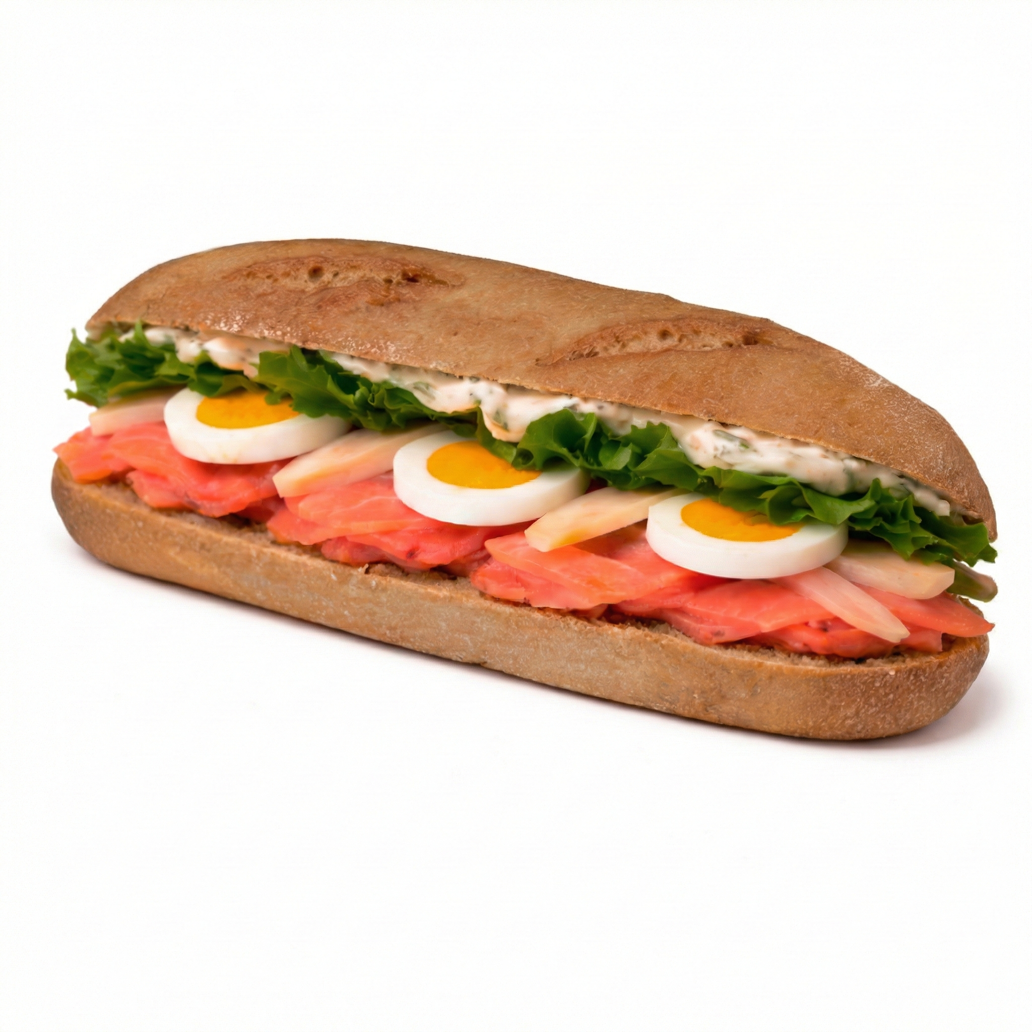 Baguette 17 de salmón para celíacos