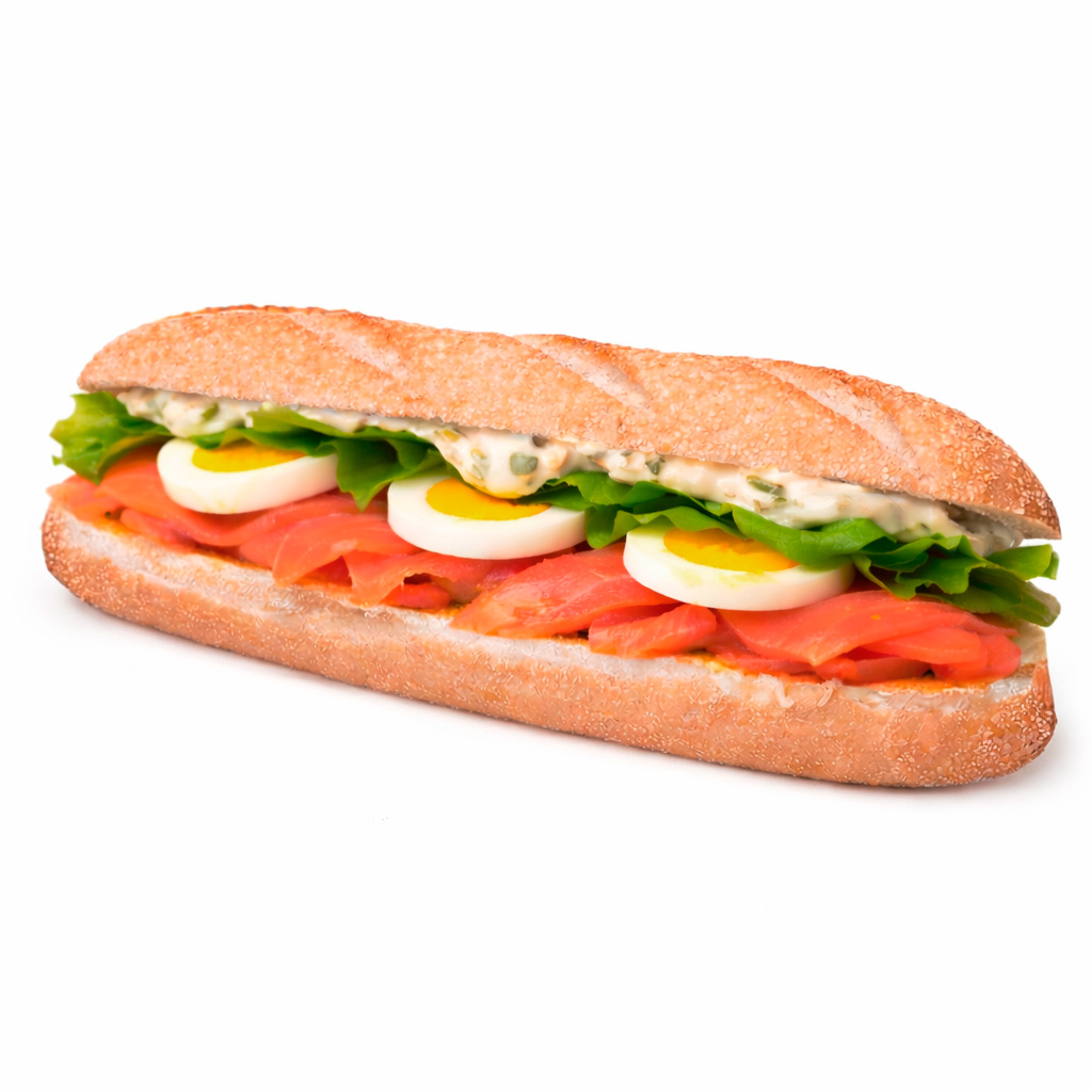 Baguette 015 de salmón