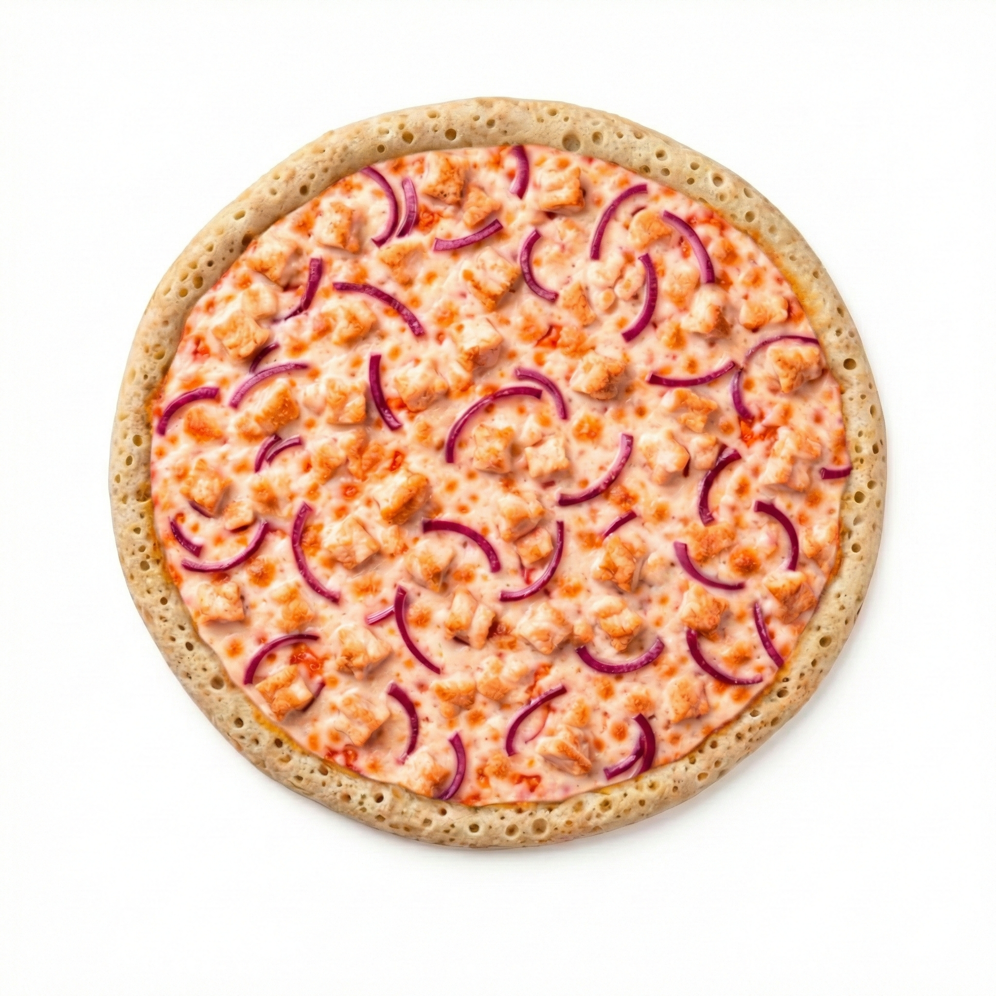 Pizza finísima de Pollo para celíacos