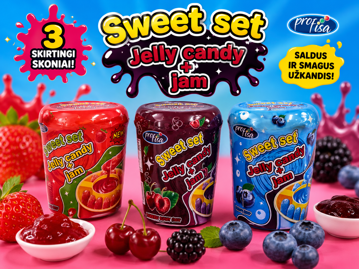 Sweet Set Jelly Candy + Jam