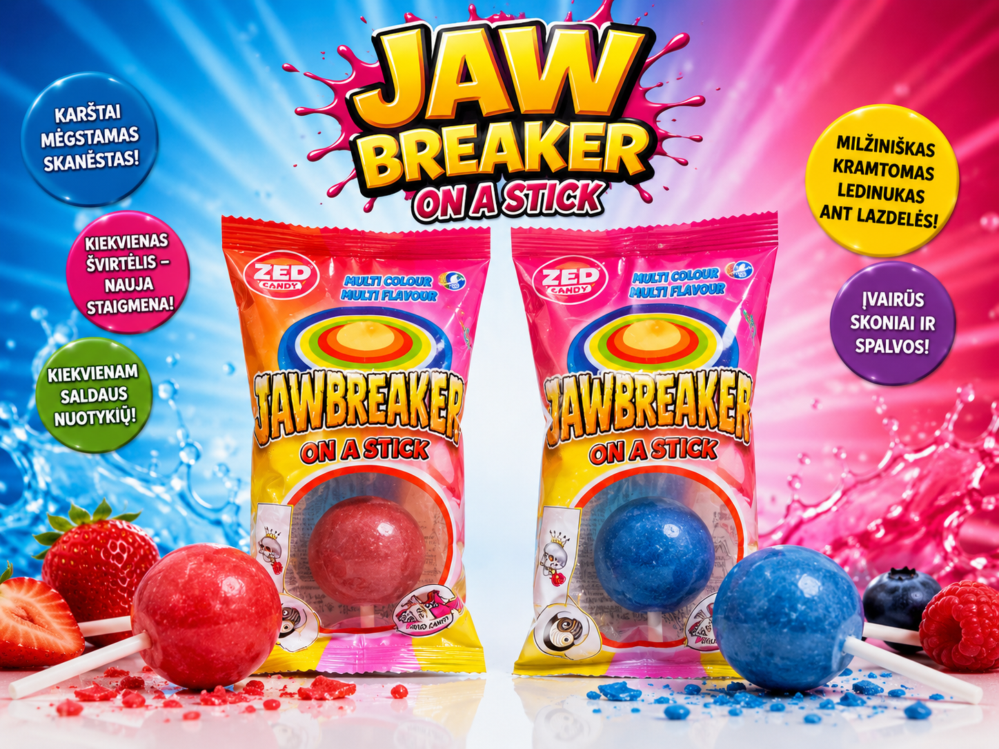 Jaw Breaker On A Stick – milžiniškas ledinukas ant lazdelės