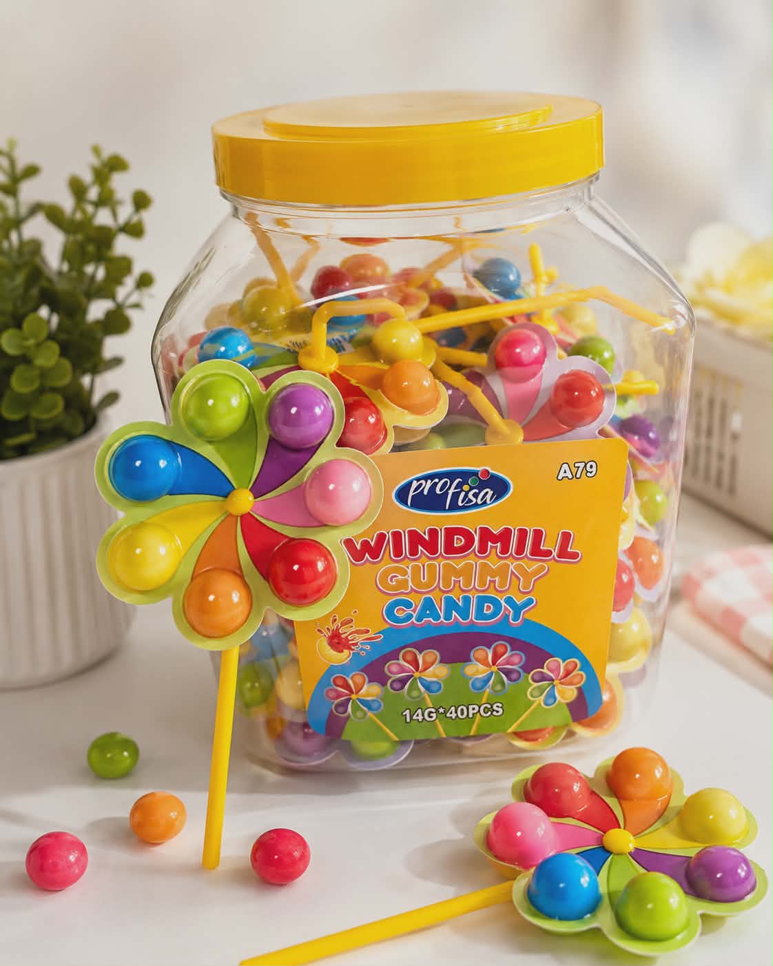 Windmill Gummy Candy 🍭🌈