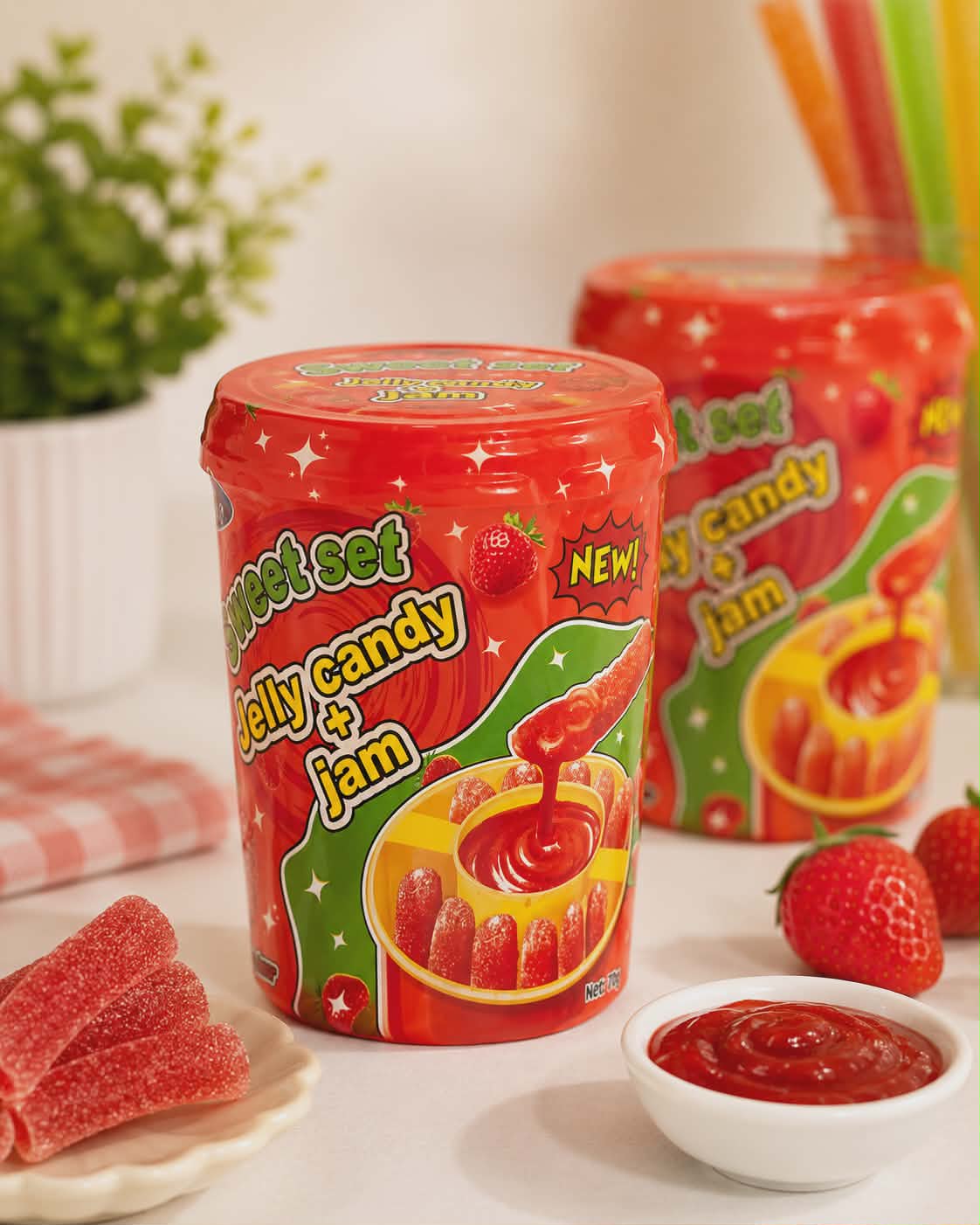 Sweet Set Jelly Candy + Jam 🍓✨