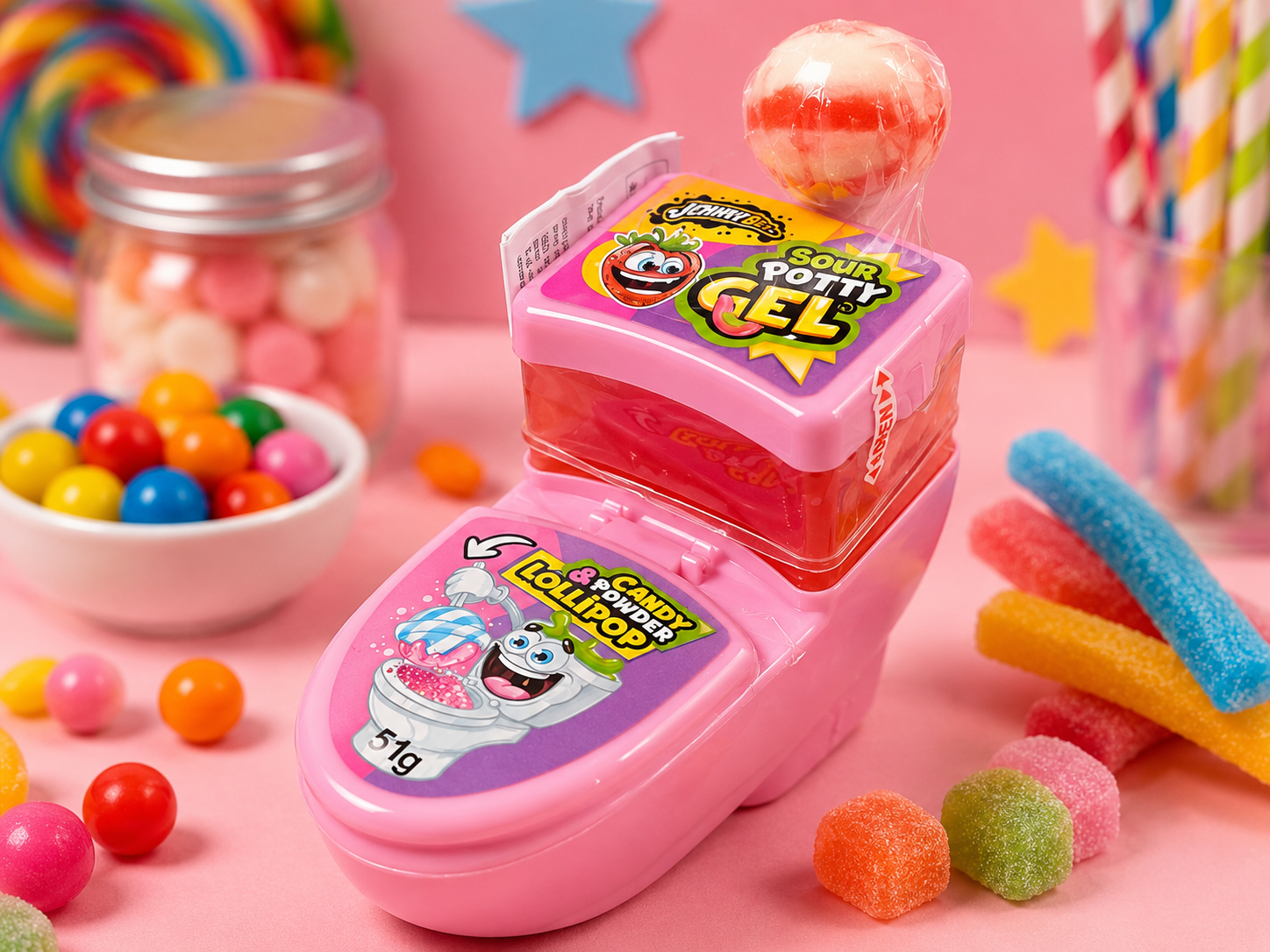 Sour Potty Gel – rūgštus saldainis