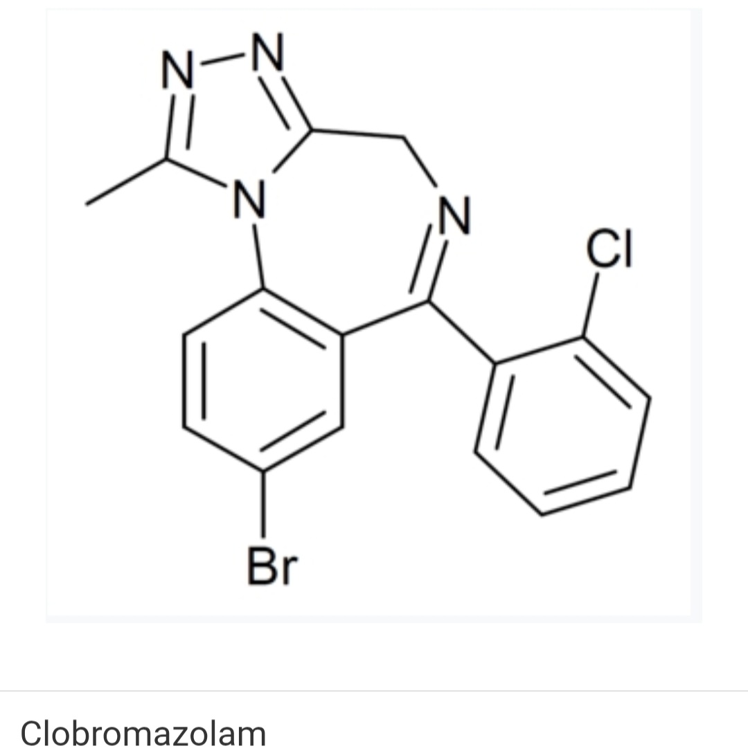 Clobromazepam Chemical Structure