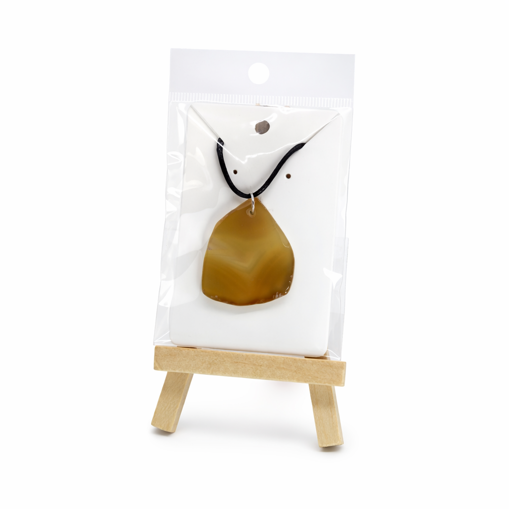 Collier + pendantif en agate