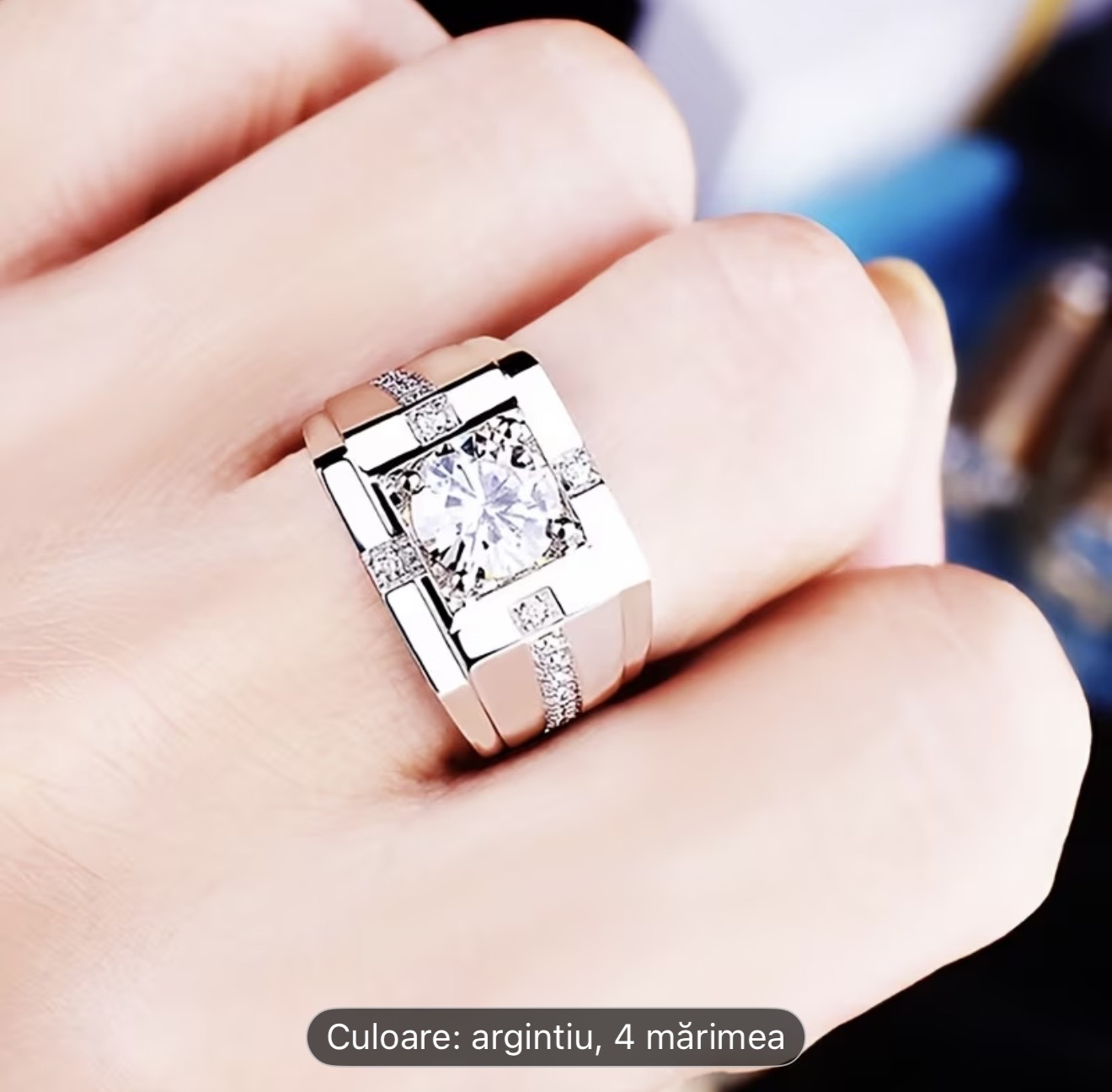 Inel de argint elegant