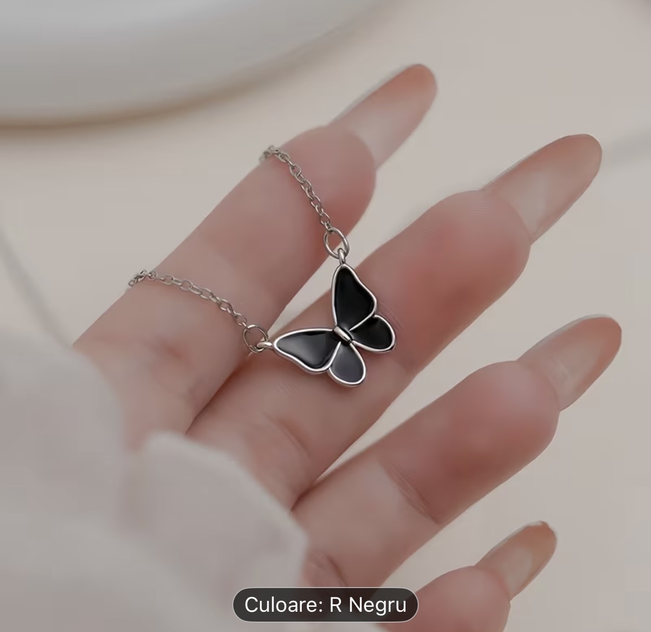 Colier elegant cu pandantiv Fluture