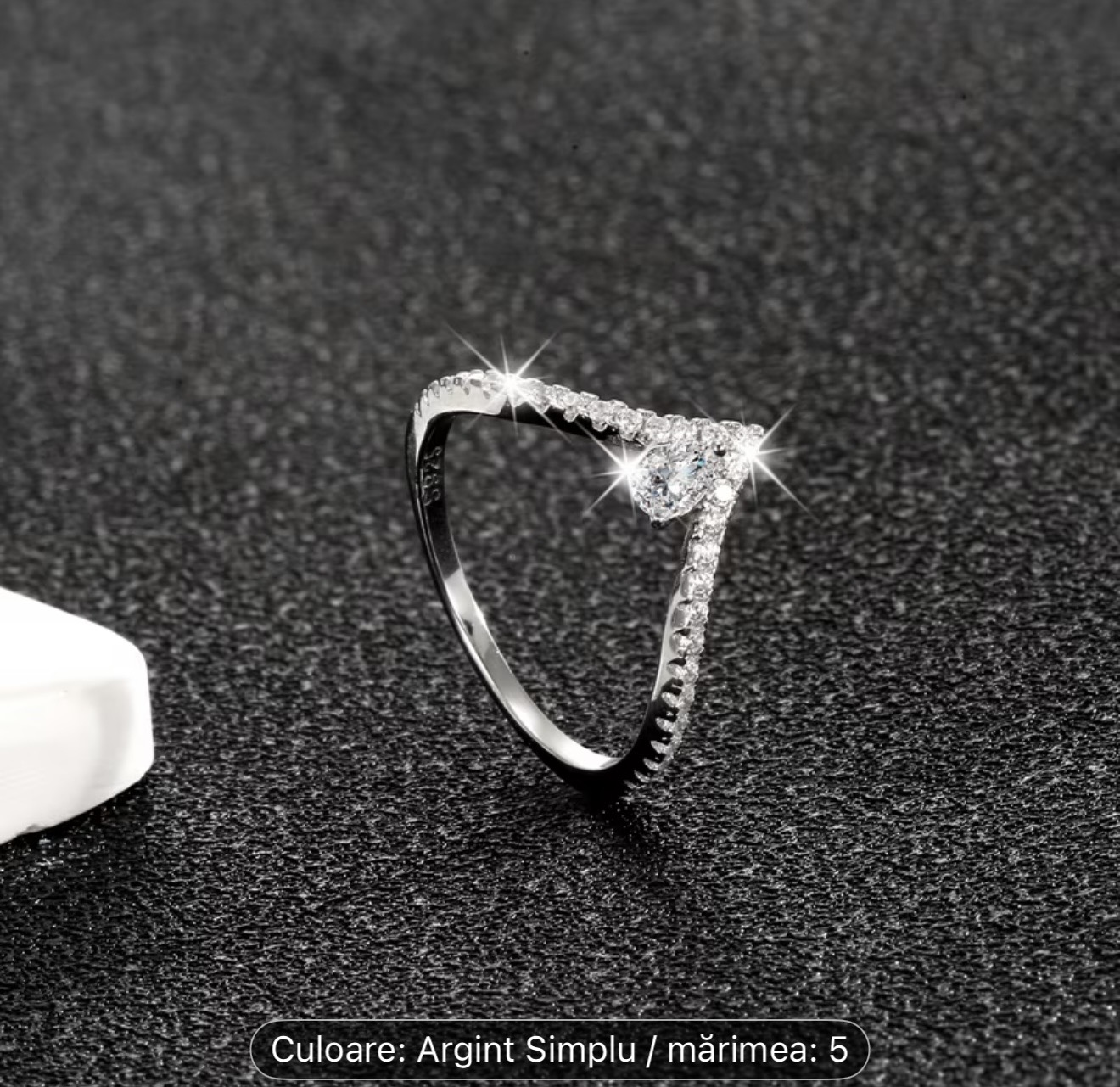 Inel de argint elegant