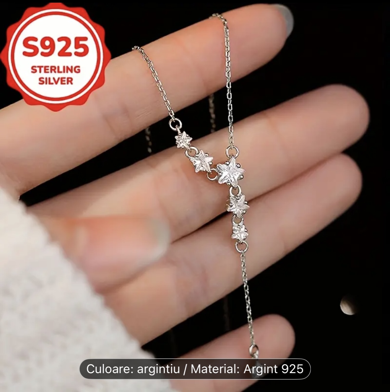 Colier Steluțe de Argint