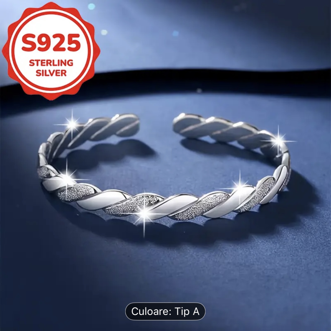 Brățară fixa model impletit