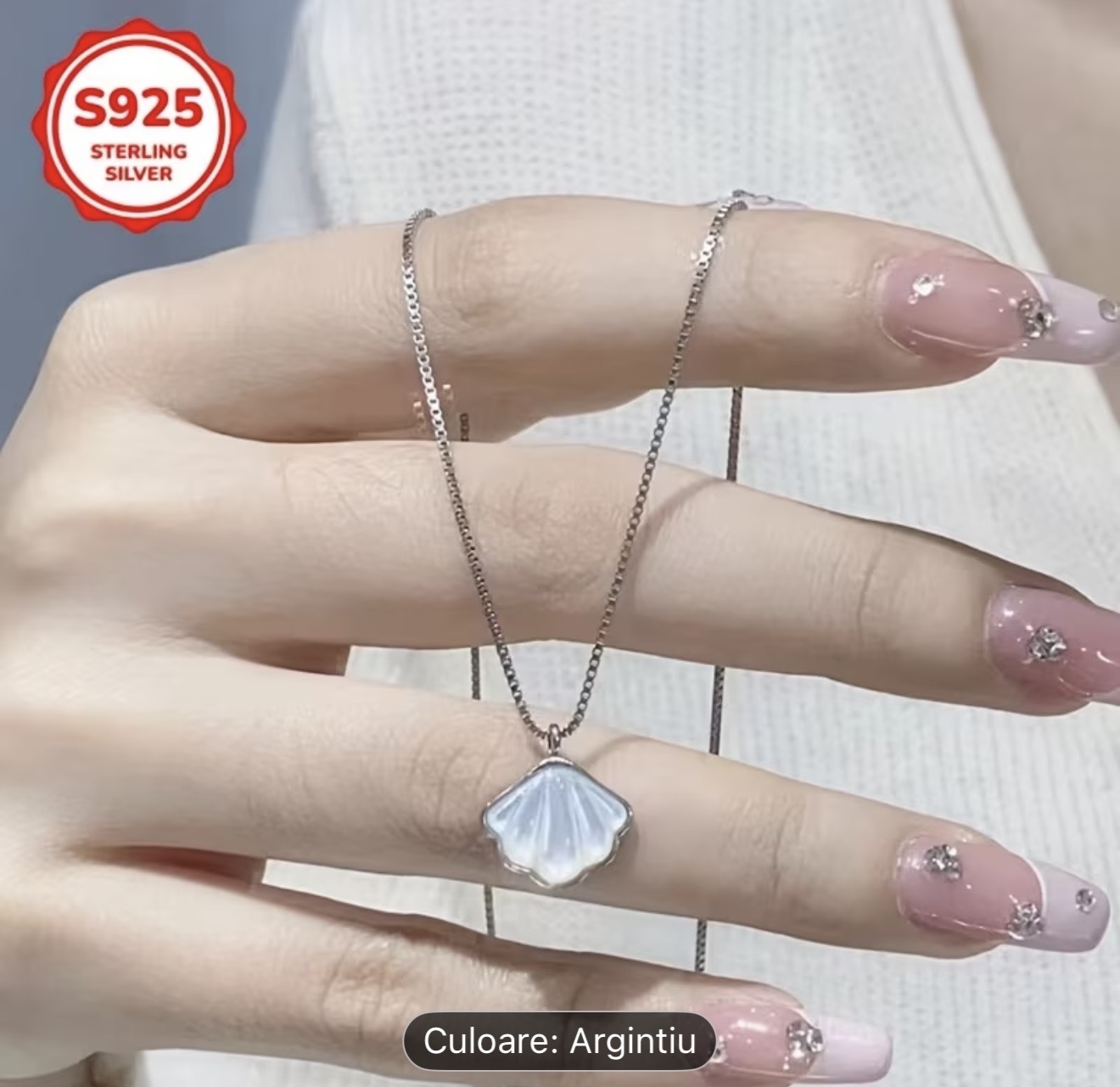 Colier cu pandantiv din argint 925