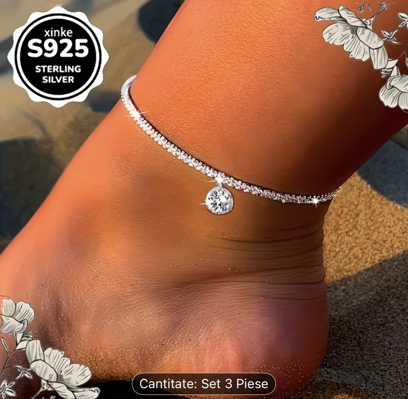 Set de bijuterii din argint sterlin S925