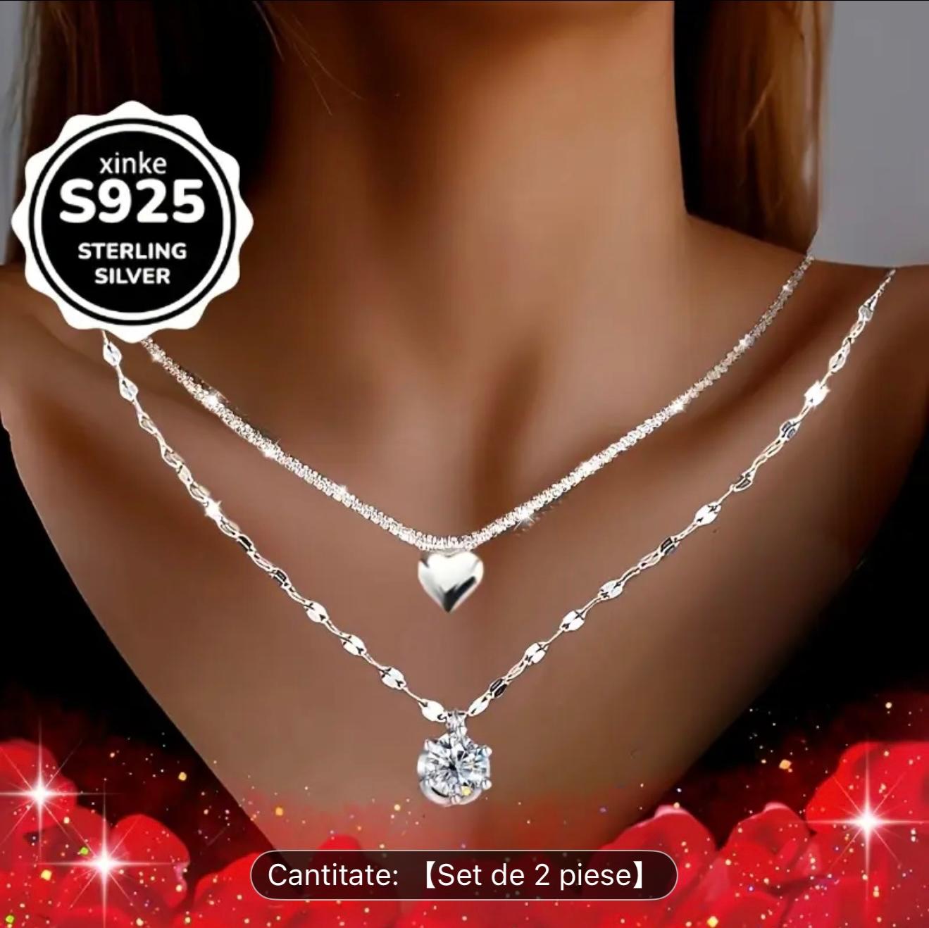 Set de colier din argint