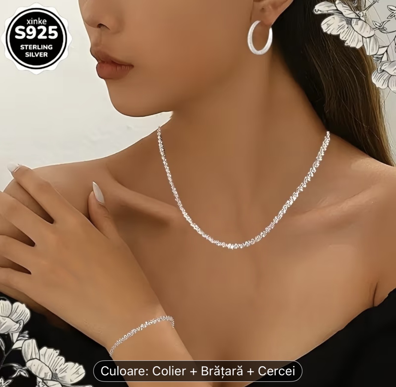 Set de bijuterii din argint sterling