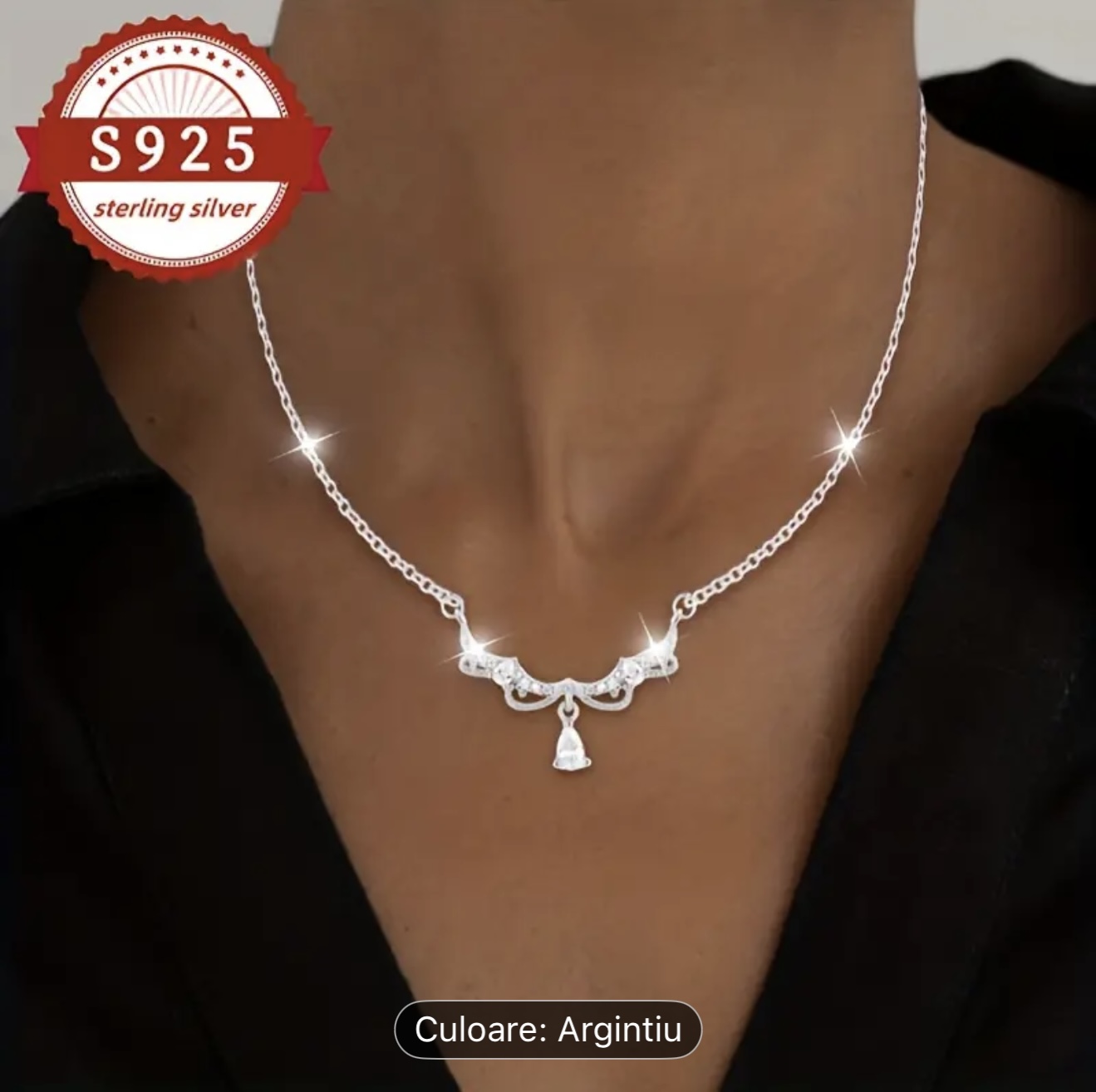 Colier elegant din argint