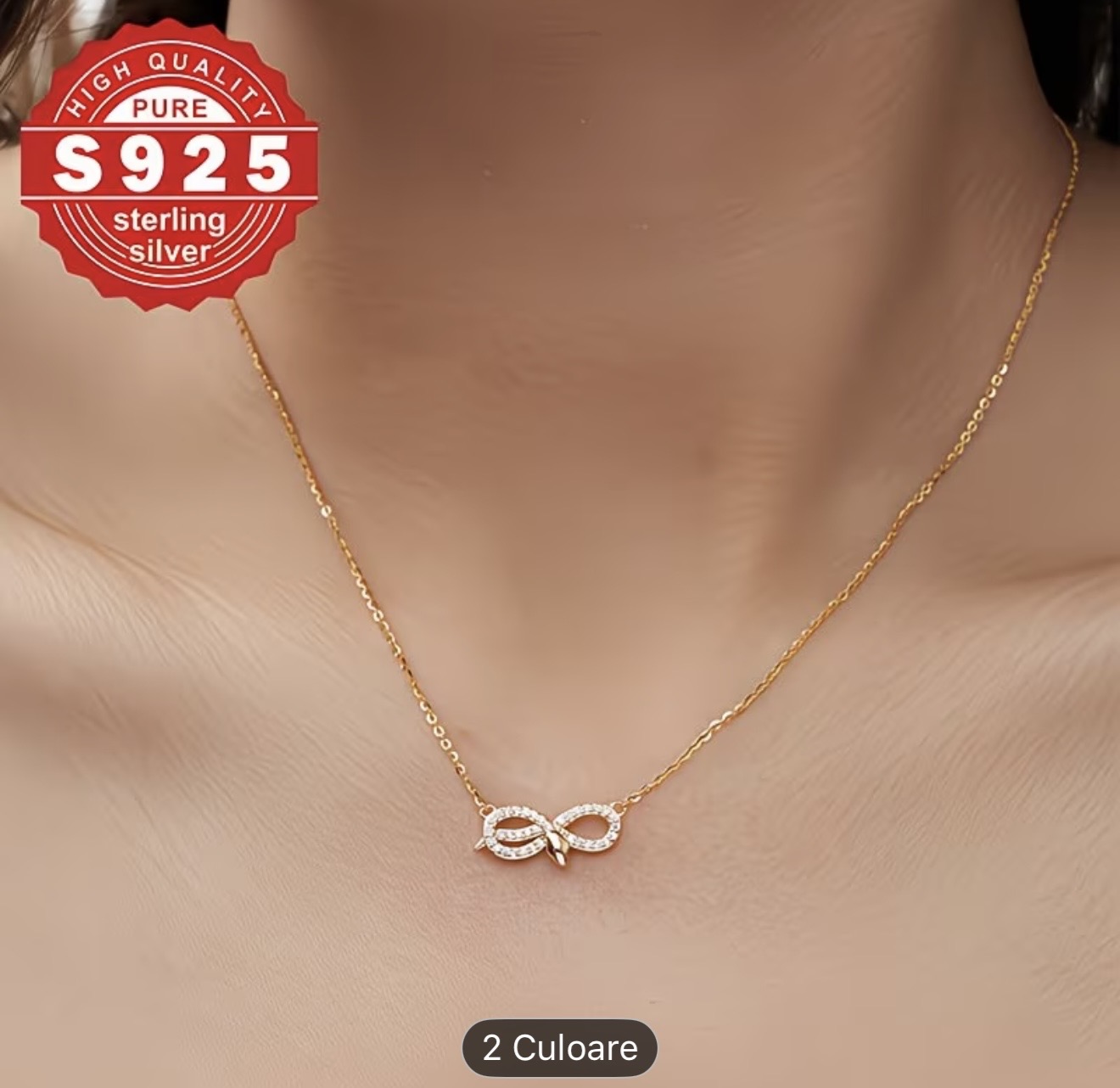 Colier Infinit din Argint Sterling