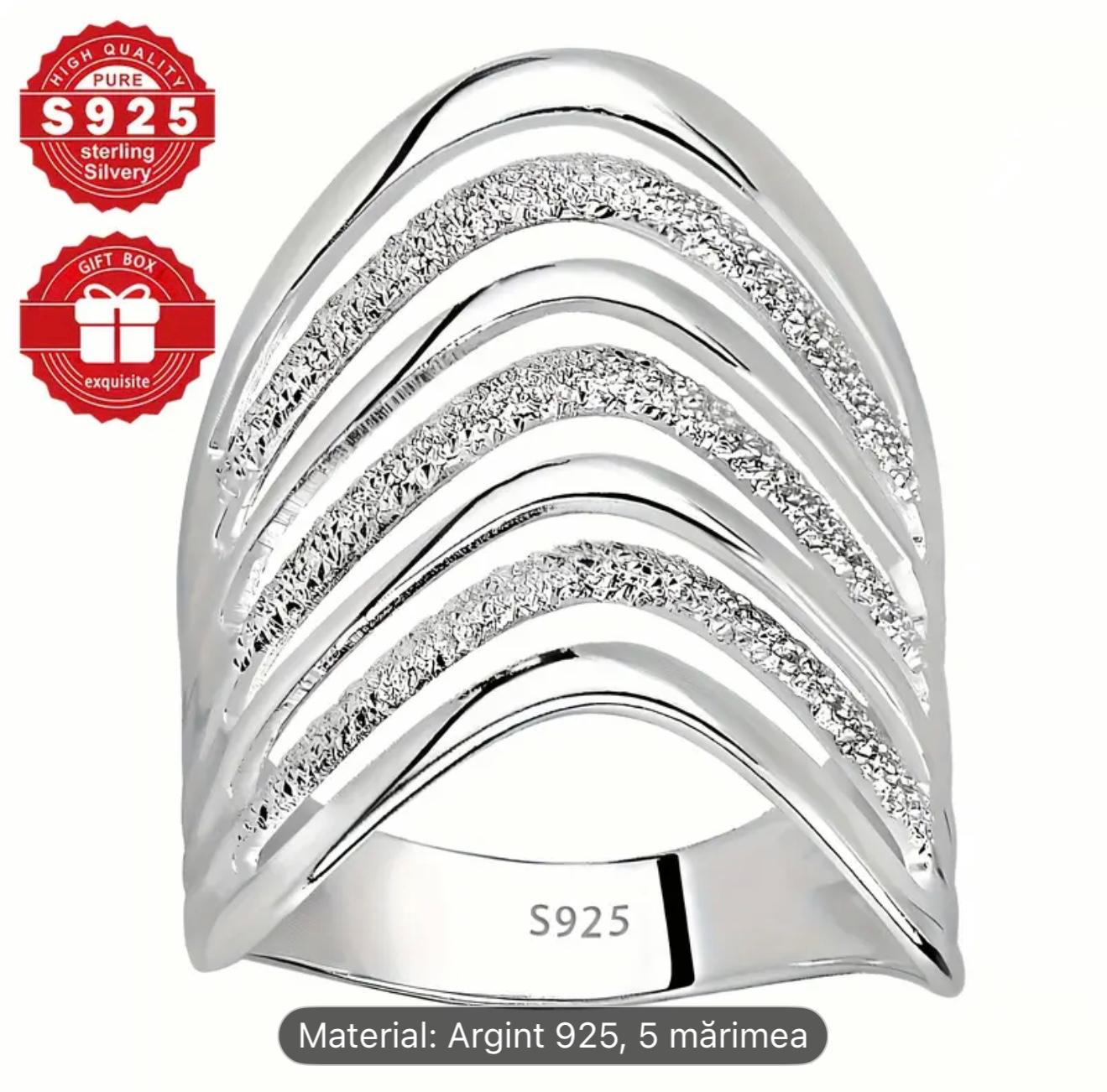 Inel cu val de argint