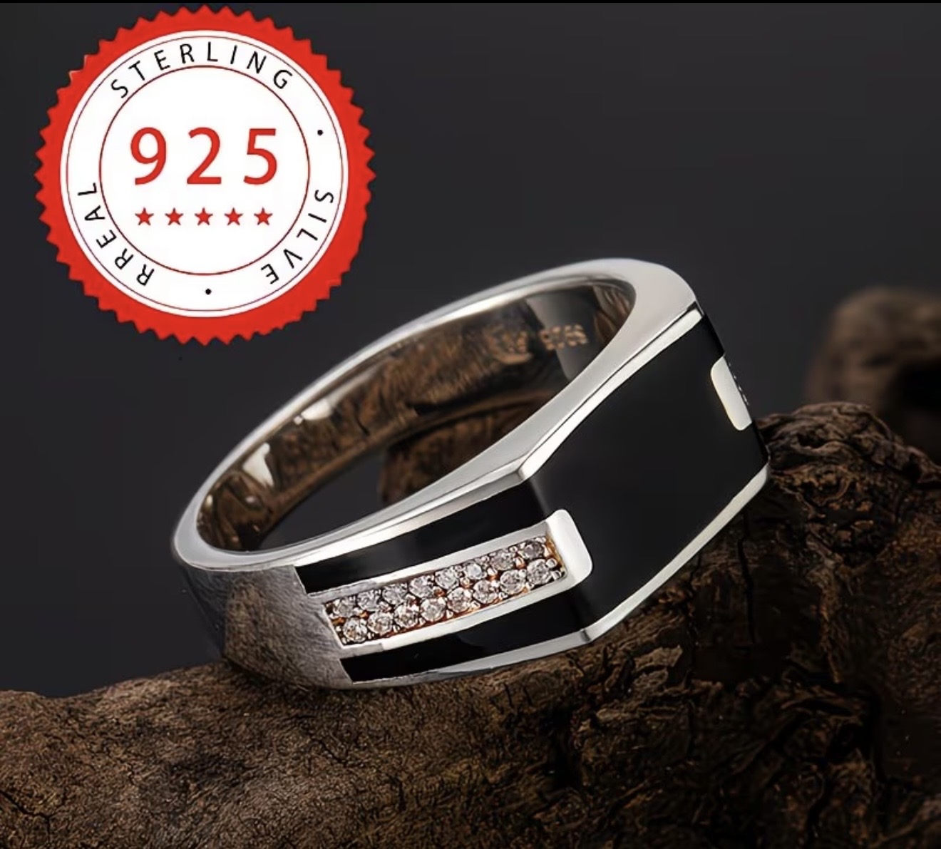 Inel bărbătesc din argint 925