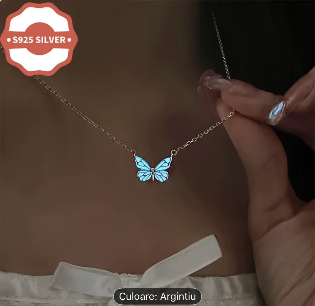 Colier Fluture strălucitor