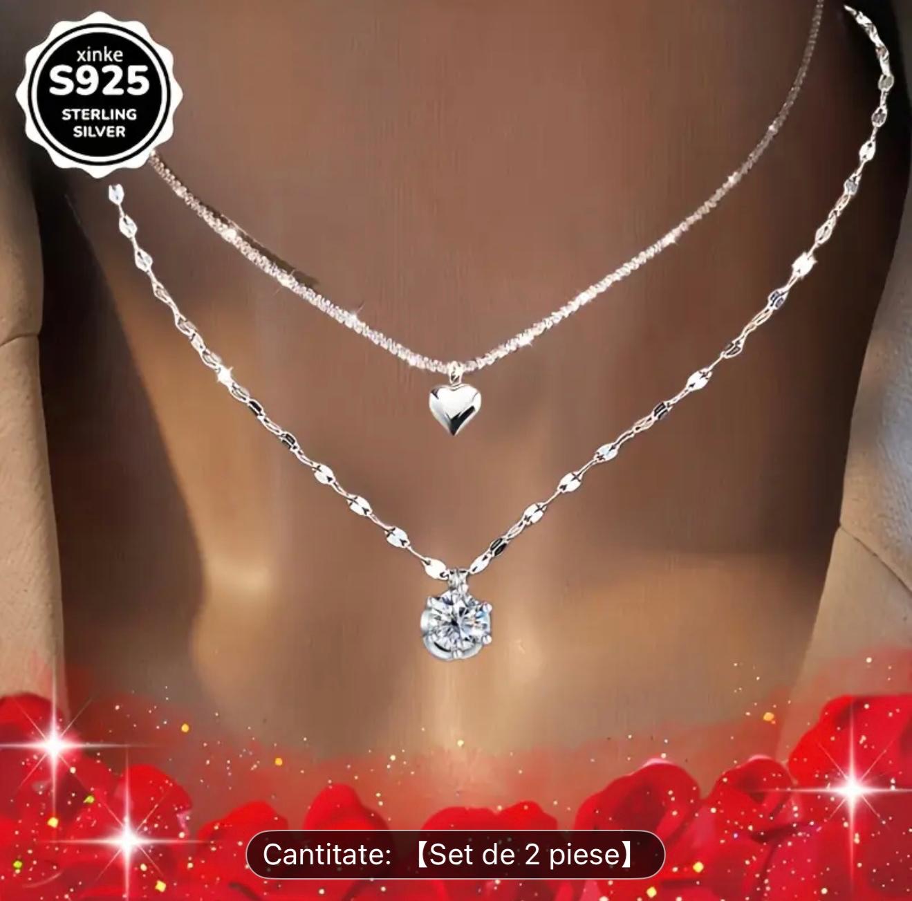 Set de colier din argint